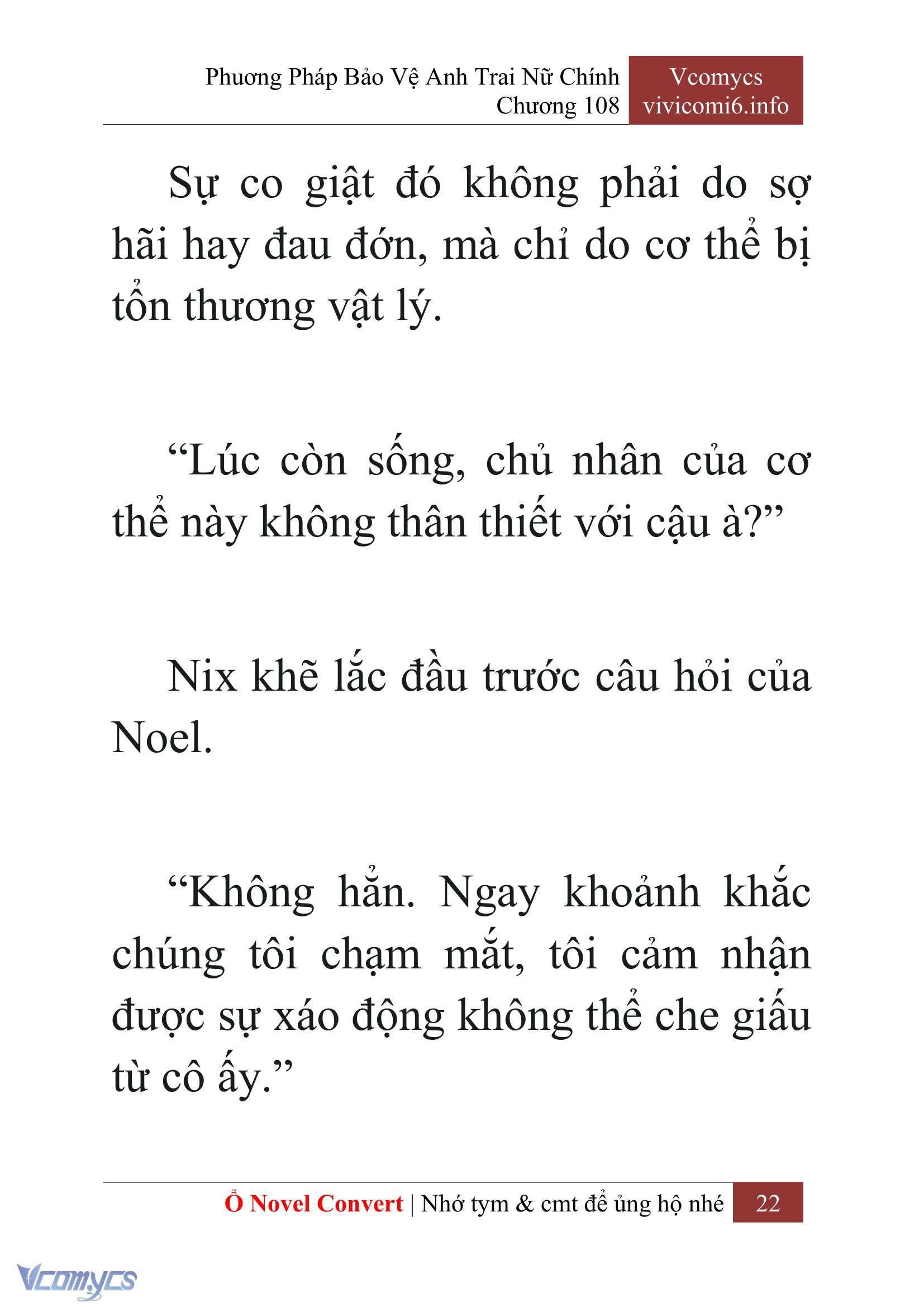 [Novel] Phương Pháp Bảo Vệ Anh Trai Nữ Chính Chap 108 - Trang 2