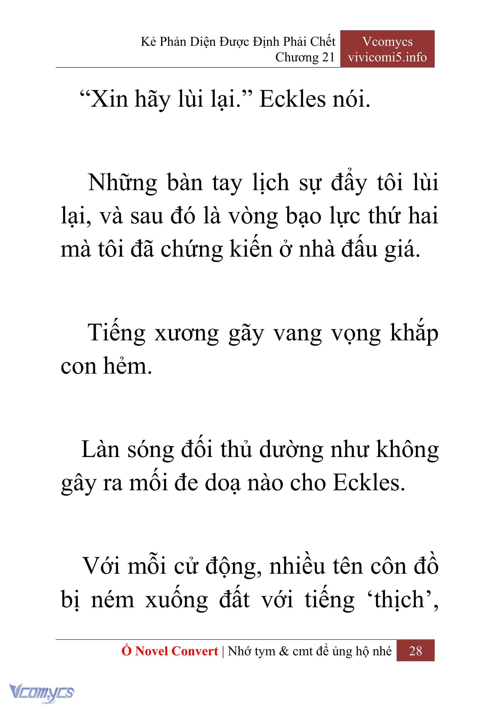 [Novel] Kẻ Phản Diện Được Định Phải Chết Chap 21 - Trang 2