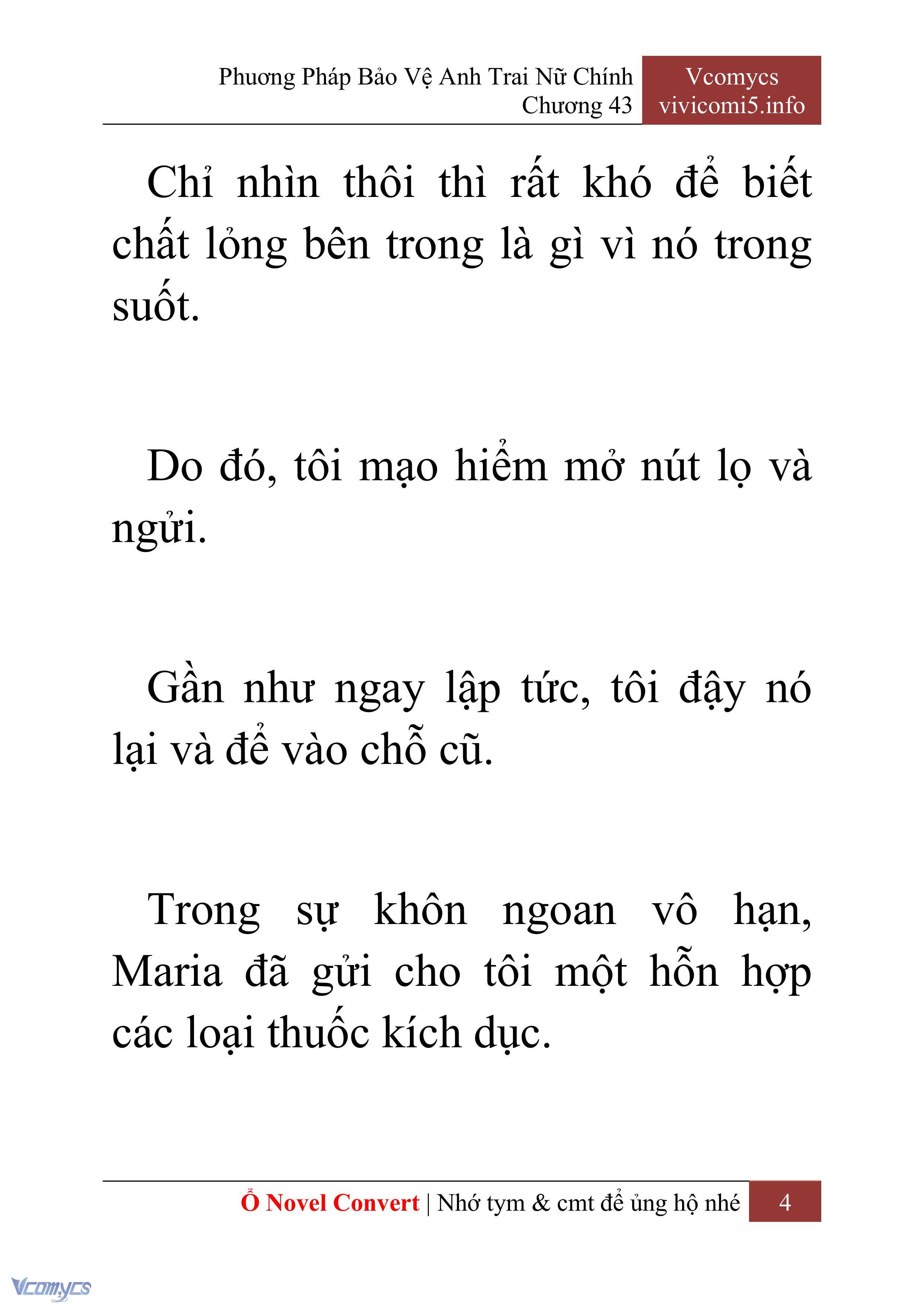 [Novel] Phương Pháp Bảo Vệ Anh Trai Nữ Chính Chap 43 - Trang 2