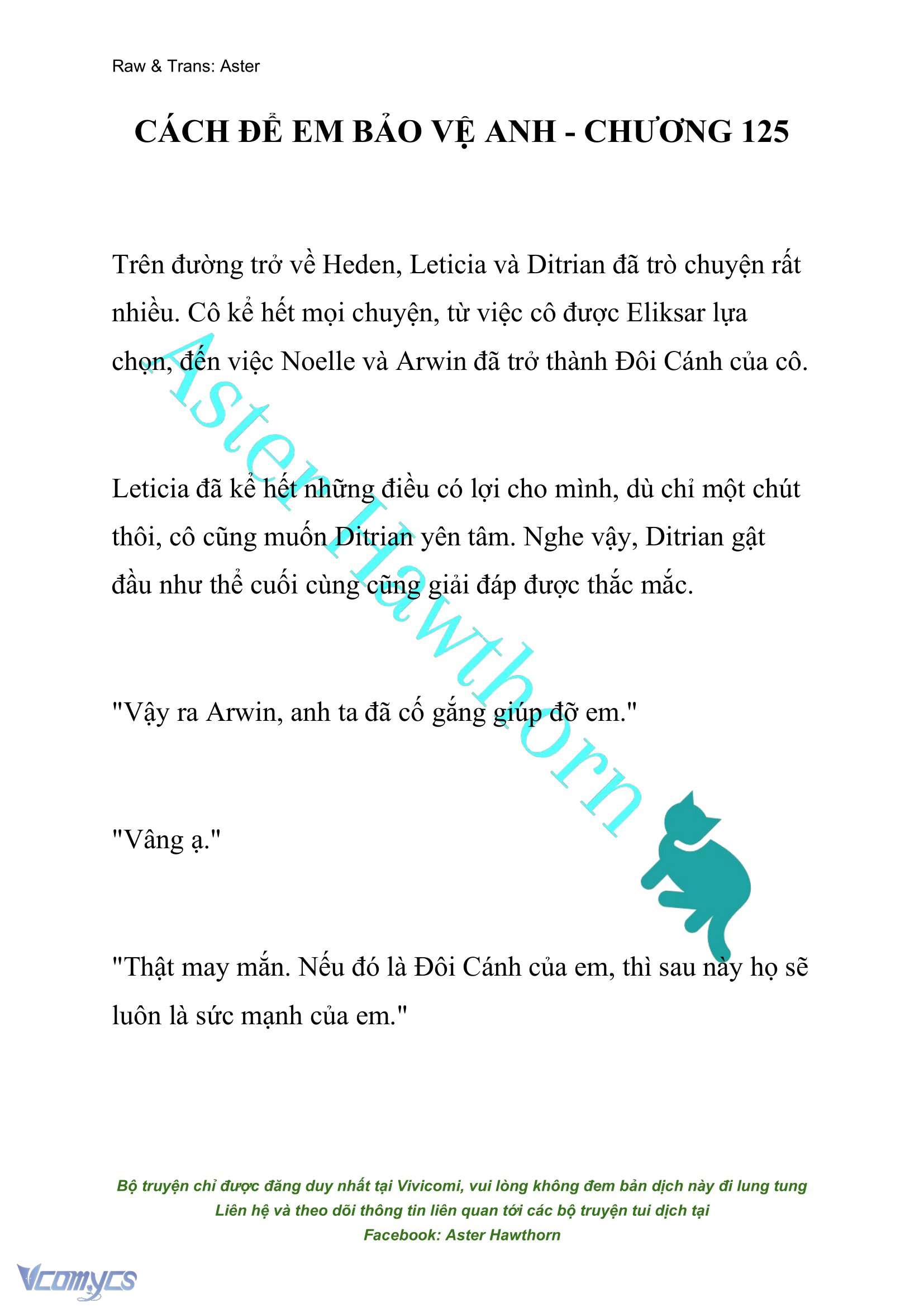 [NOVEL] Cách Để Em Bảo Vệ Anh Chap 125 - Trang 2