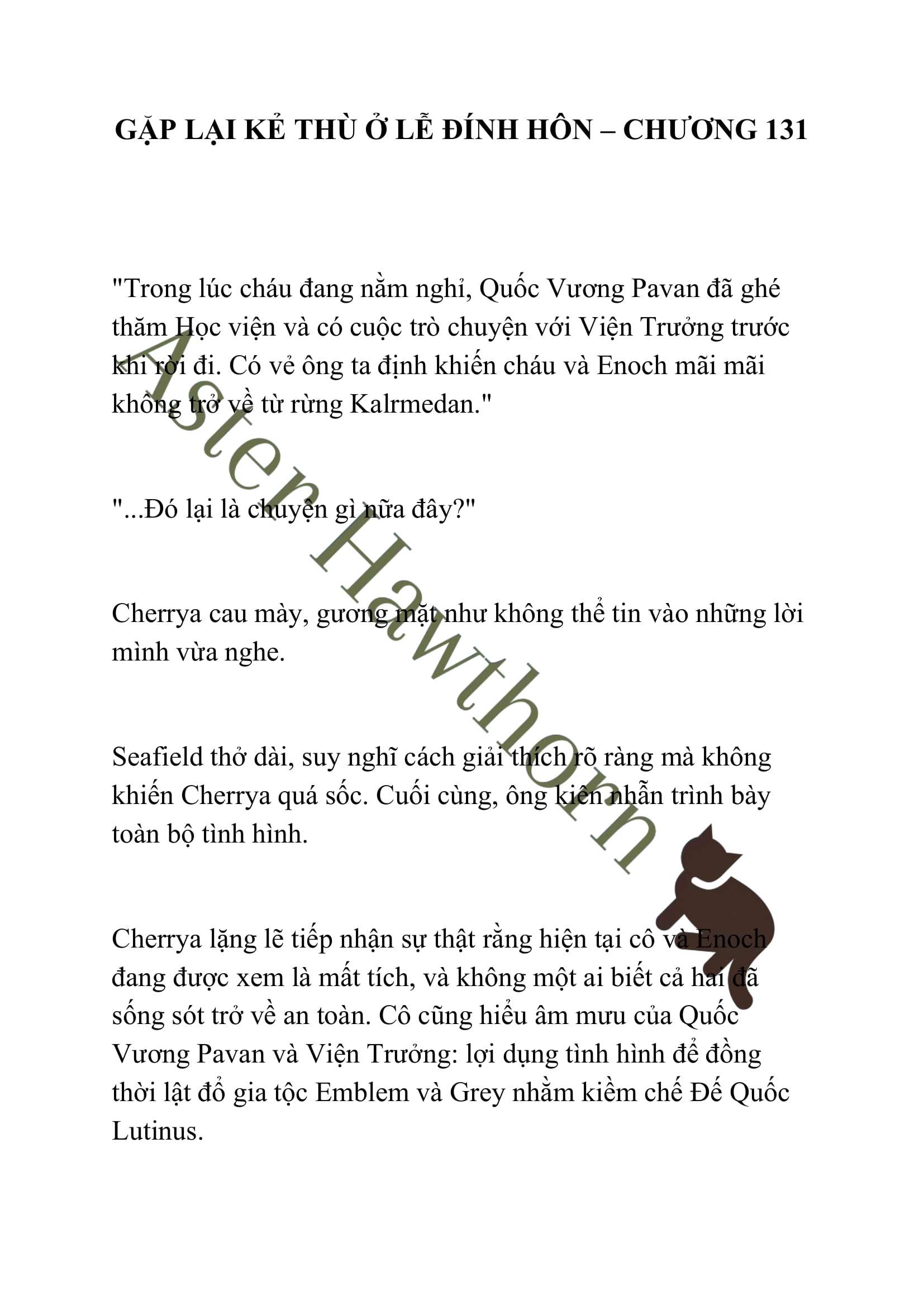 [NOVEL] Gặp Lại Kẻ Thù Ở Lễ Đính Hôn Chap 131 - Trang 2