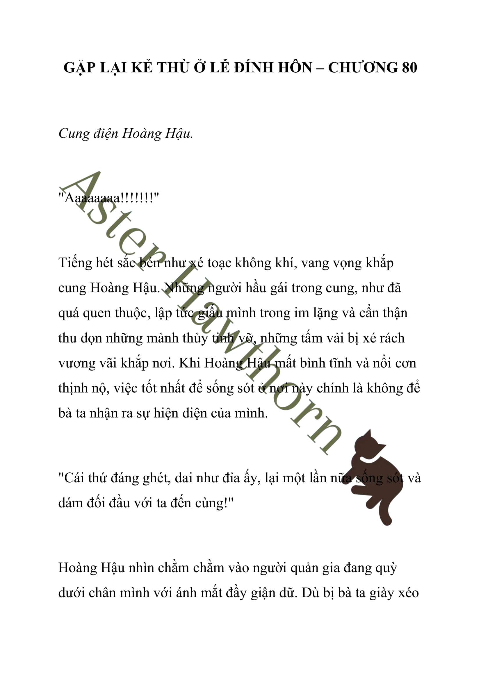 [NOVEL] Gặp Lại Kẻ Thù Ở Lễ Đính Hôn Chap 80 - Trang 2