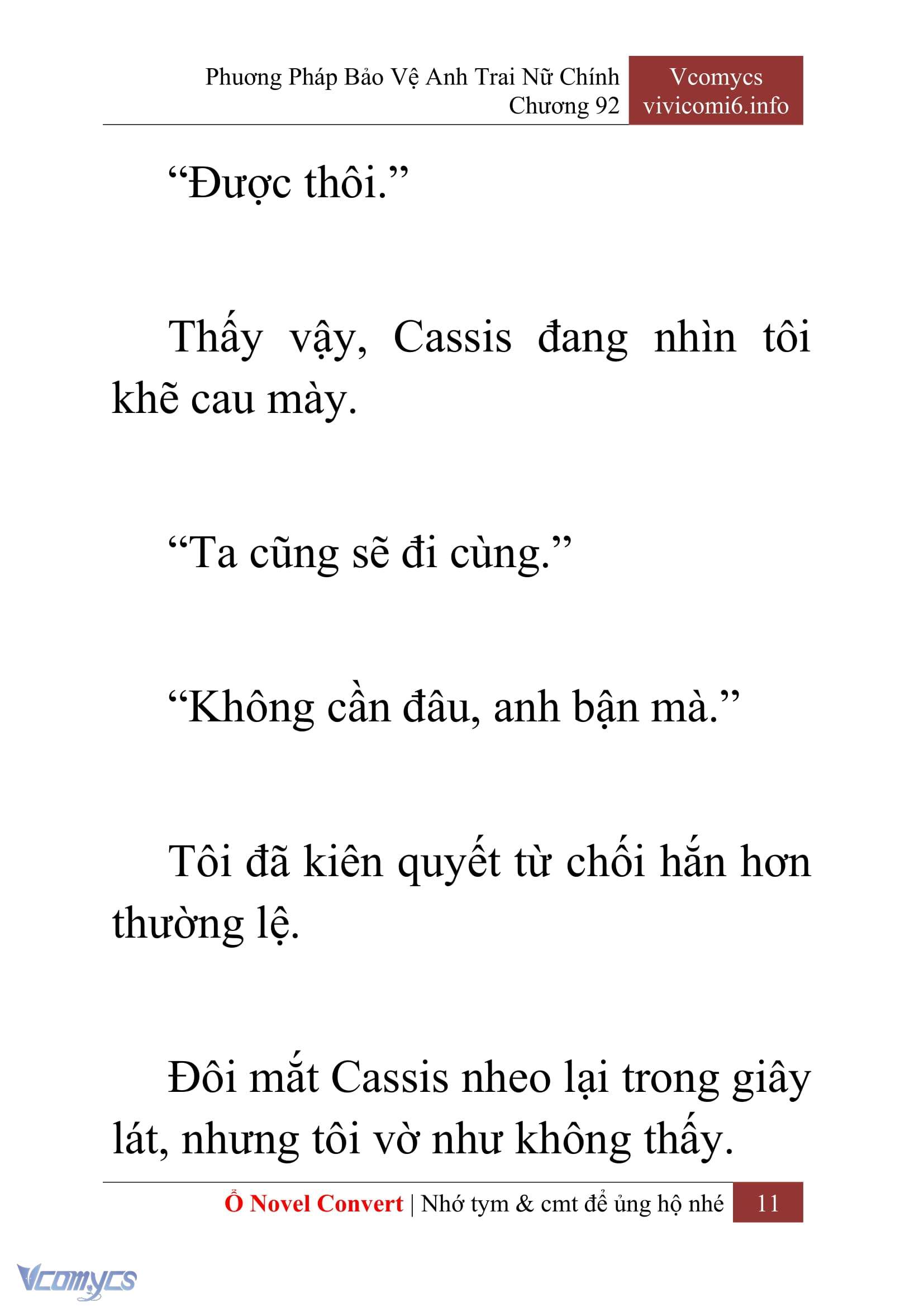 [Novel] Phương Pháp Bảo Vệ Anh Trai Nữ Chính Chap 92 - Trang 2