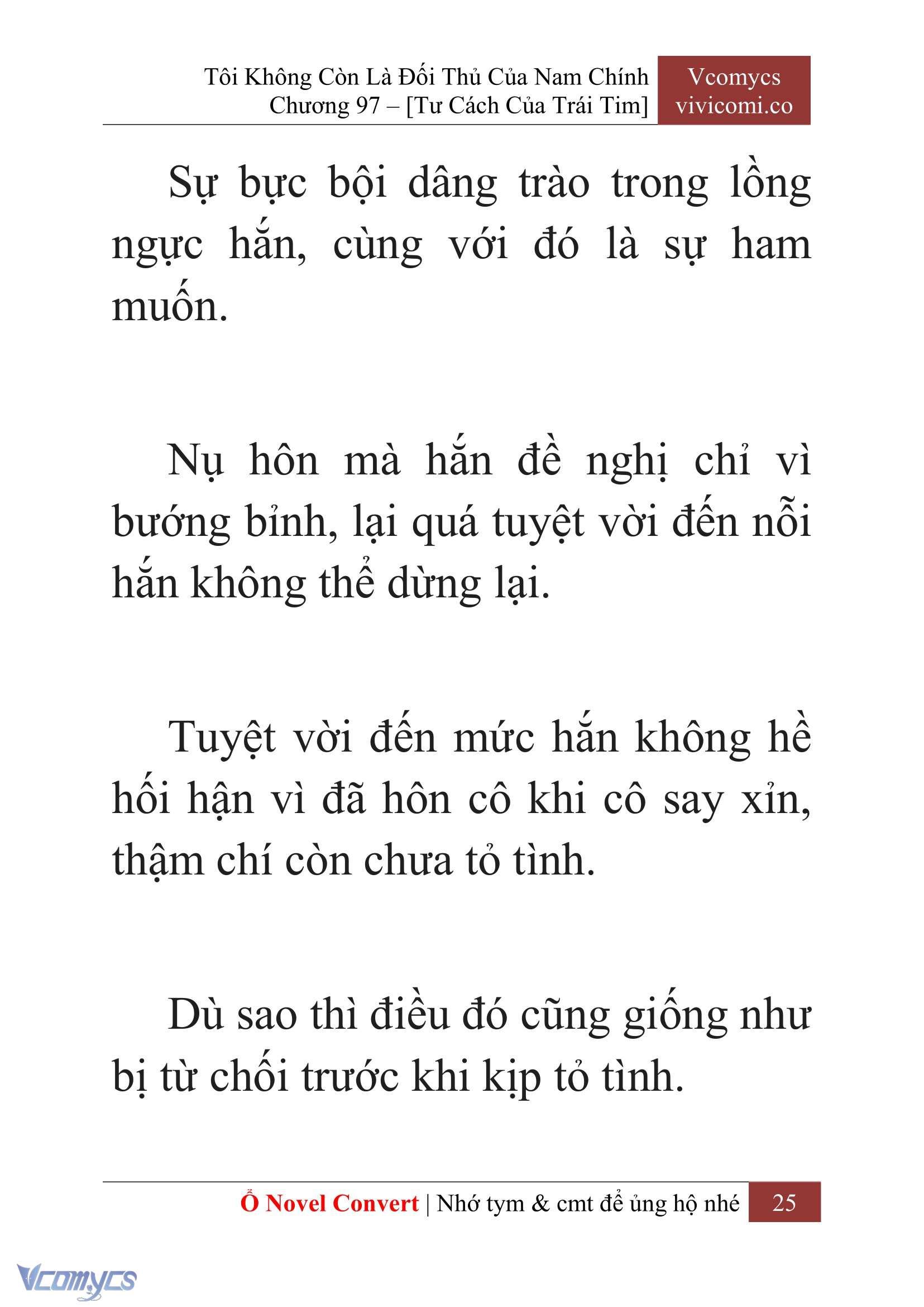 [Novel] Tôi Không Còn Là Đối Thủ Của Nam Chính Chap 97 - Trang 2