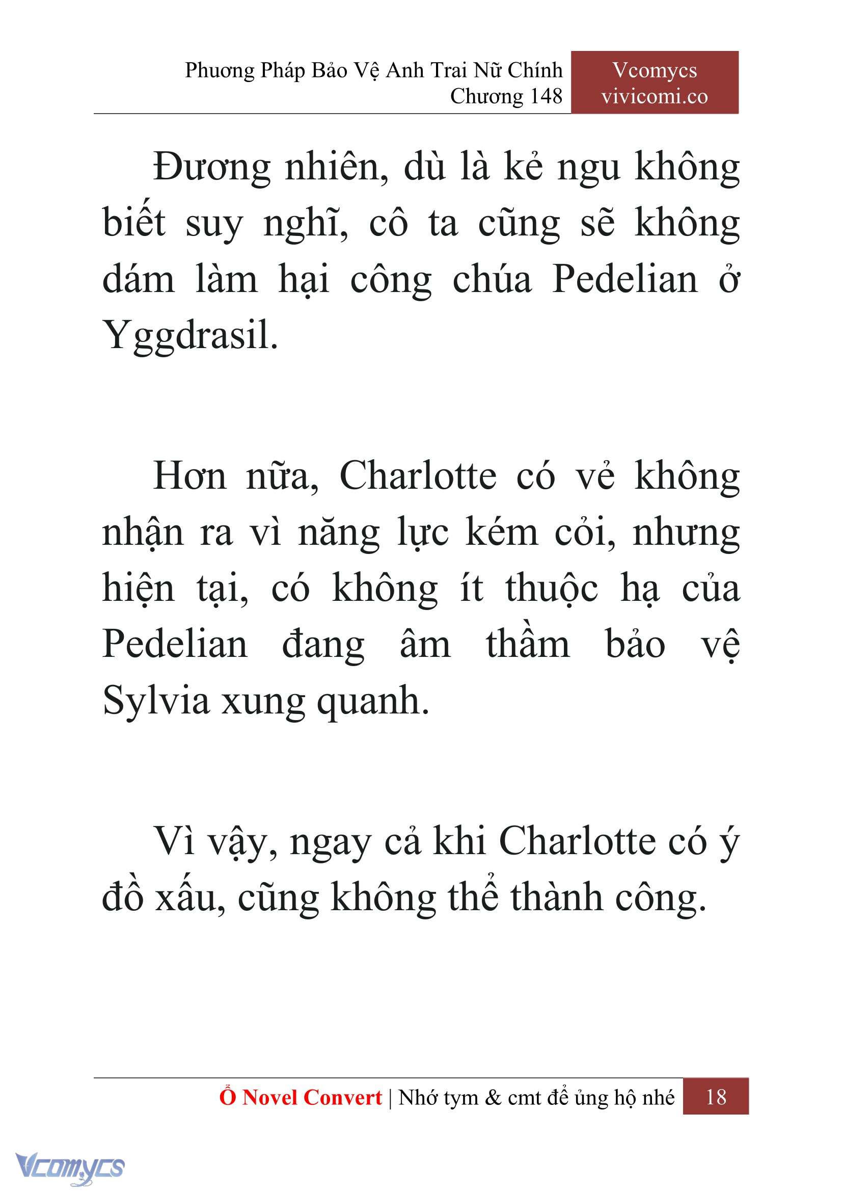 [Novel] Phương Pháp Bảo Vệ Anh Trai Nữ Chính Chap 148 - Trang 2