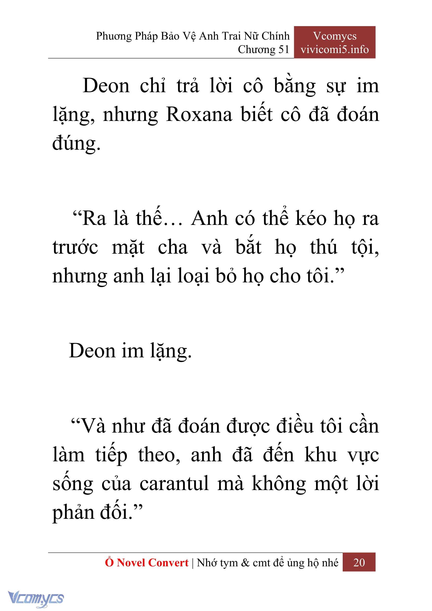 [Novel] Phương Pháp Bảo Vệ Anh Trai Nữ Chính Chap 51 - Trang 2
