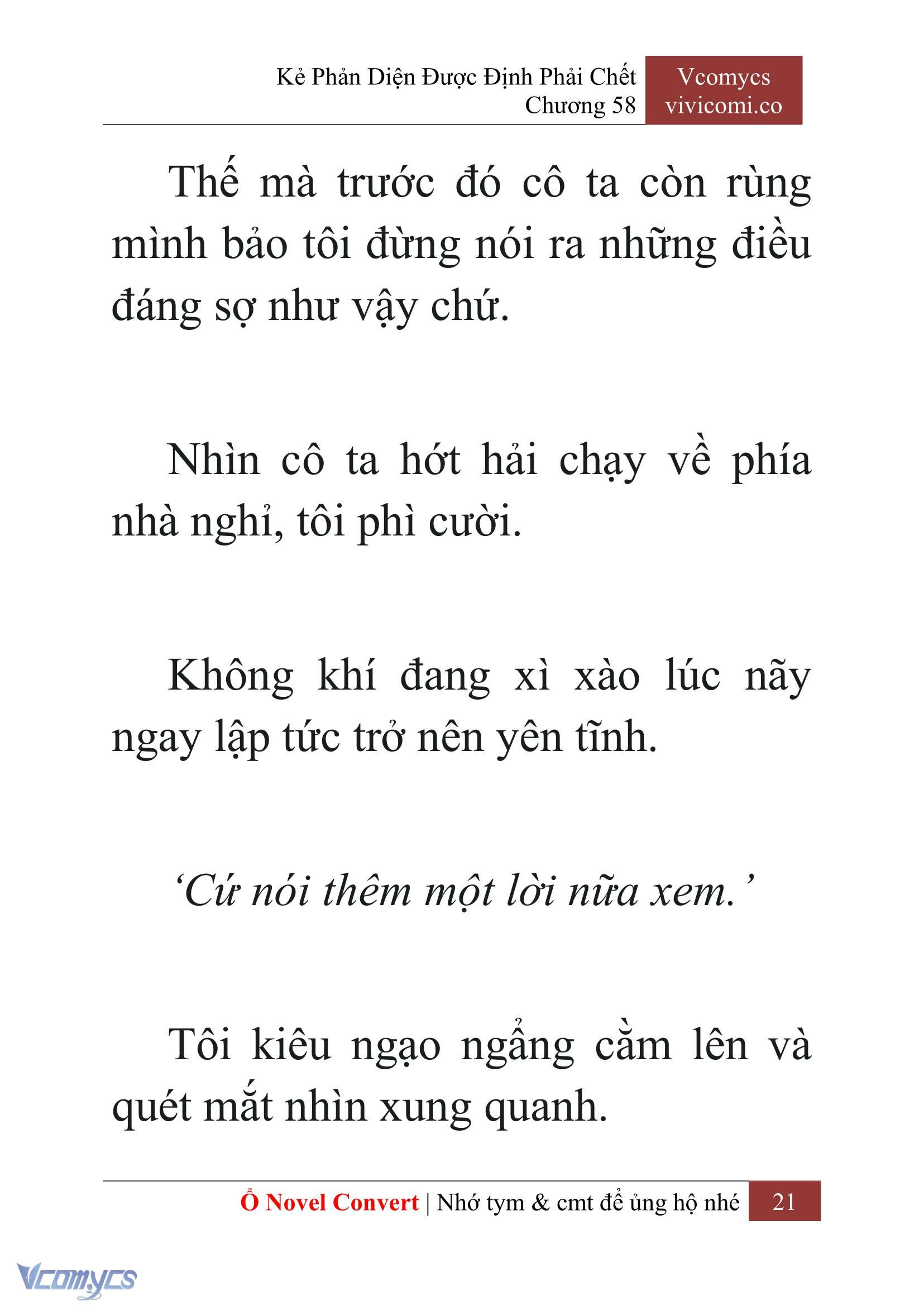 [Novel] Kẻ Phản Diện Được Định Phải Chết Chap 58 - Trang 2