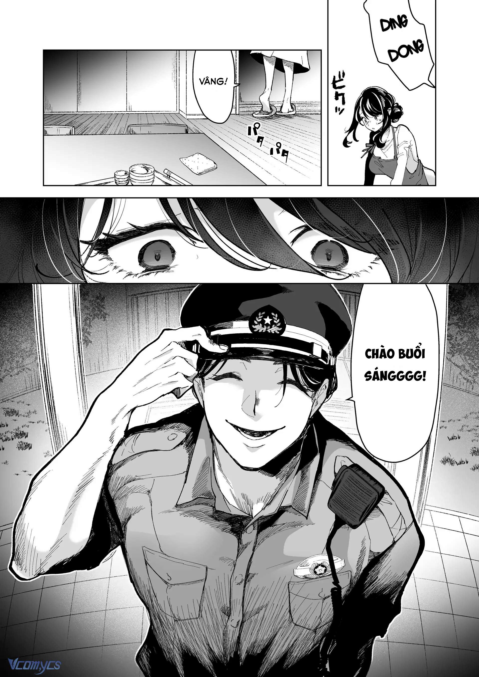 『18+』Anh cảnh sát nhà bên si tình - Cô vợ ngày ngày bị giam giữ và NTR trong lồng sắt Chap 1 - Trang 2