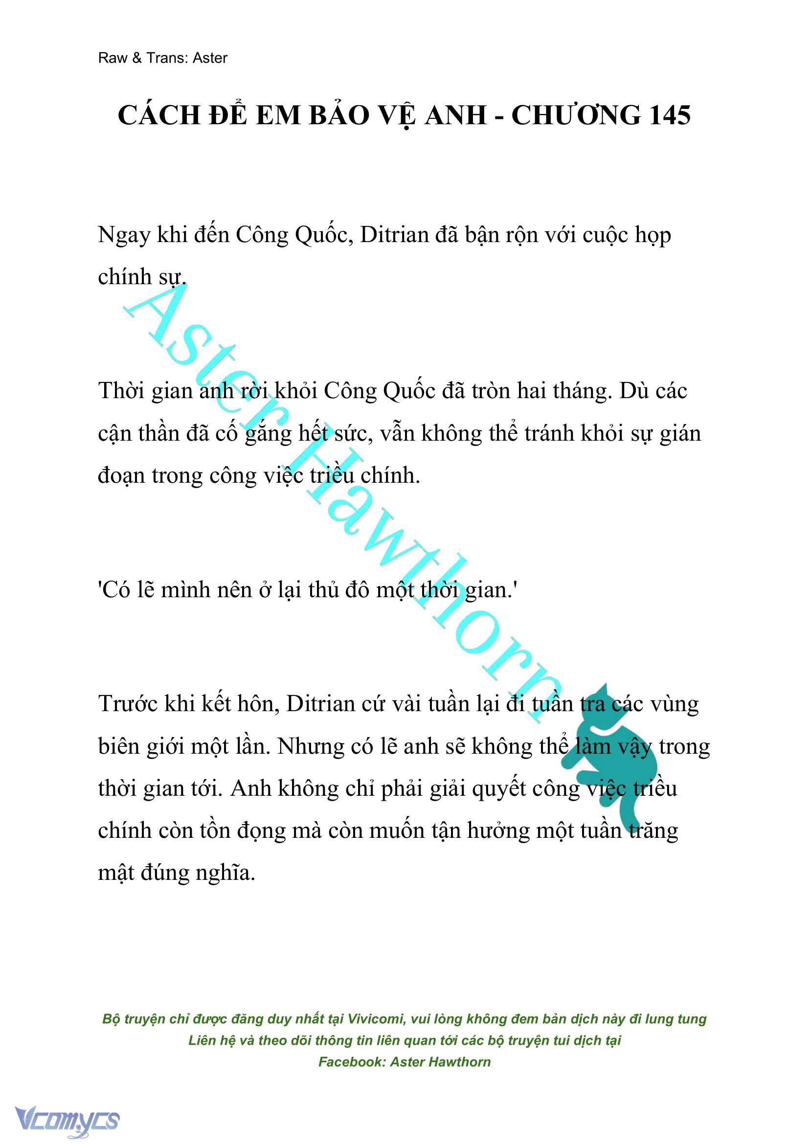 [NOVEL] Cách Để Em Bảo Vệ Anh Chap 145 - Trang 2