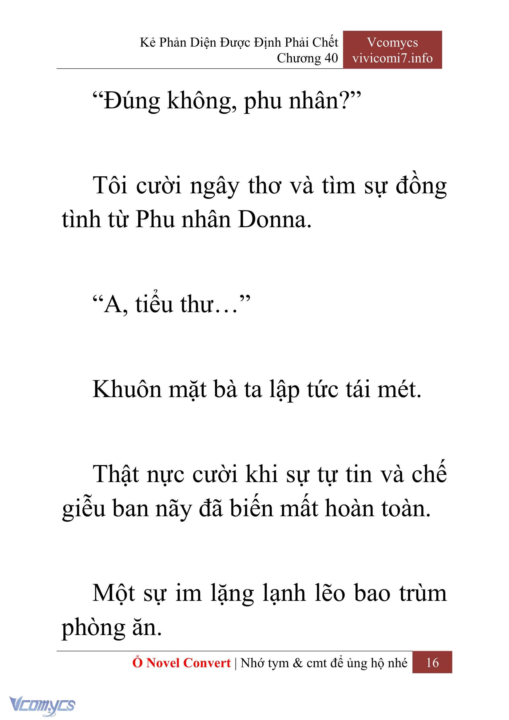 [Novel] Kẻ Phản Diện Được Định Phải Chết Chap 40 - Trang 2