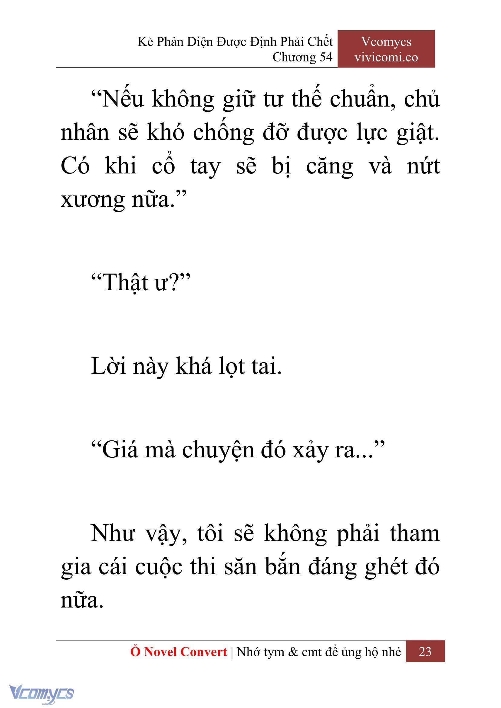 [Novel] Kẻ Phản Diện Được Định Phải Chết Chap 54 - Trang 2