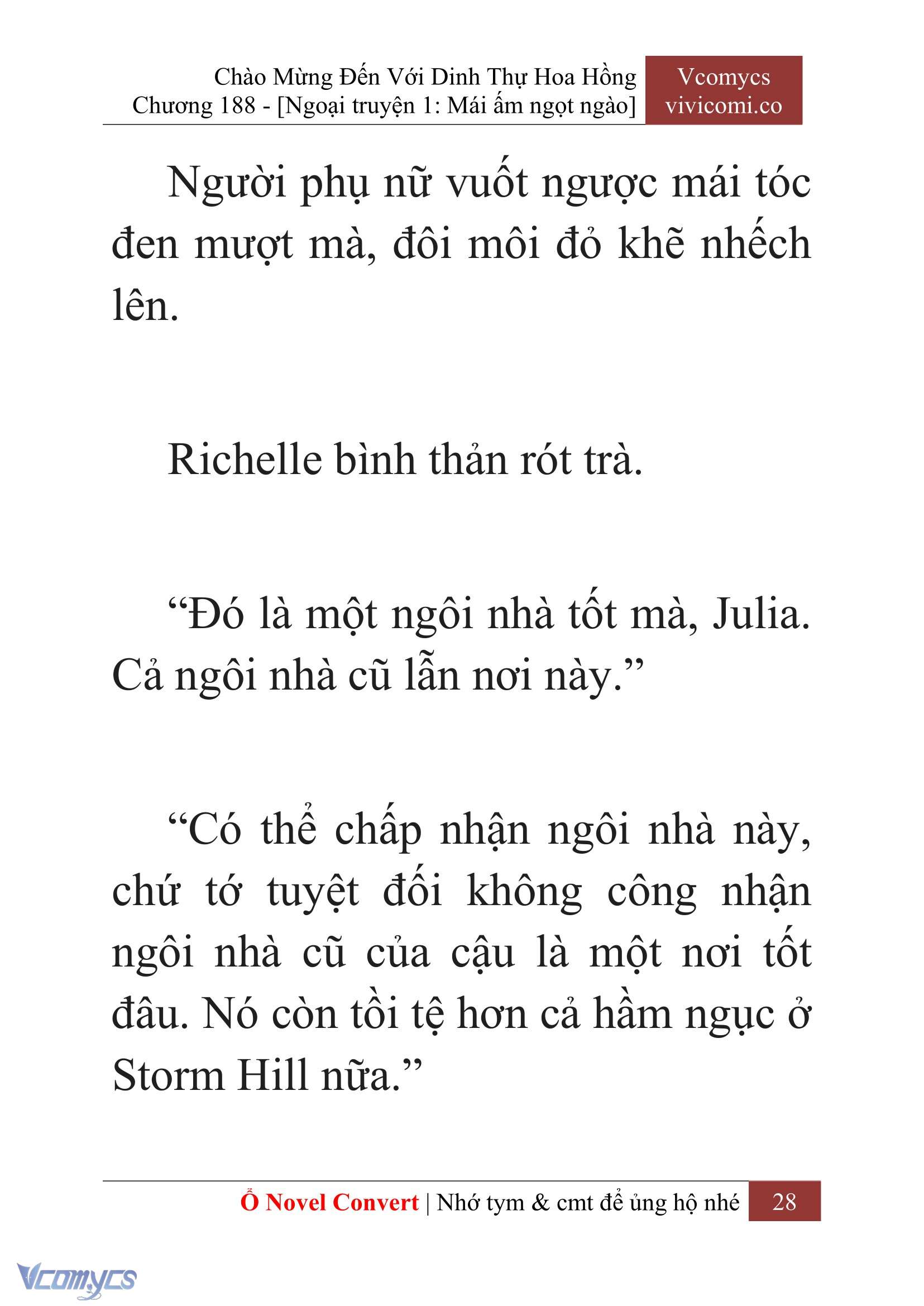 [Novel] Chào Mừng Đến Với Dinh Thự Hoa Hồng Chap 188 - Trang 2