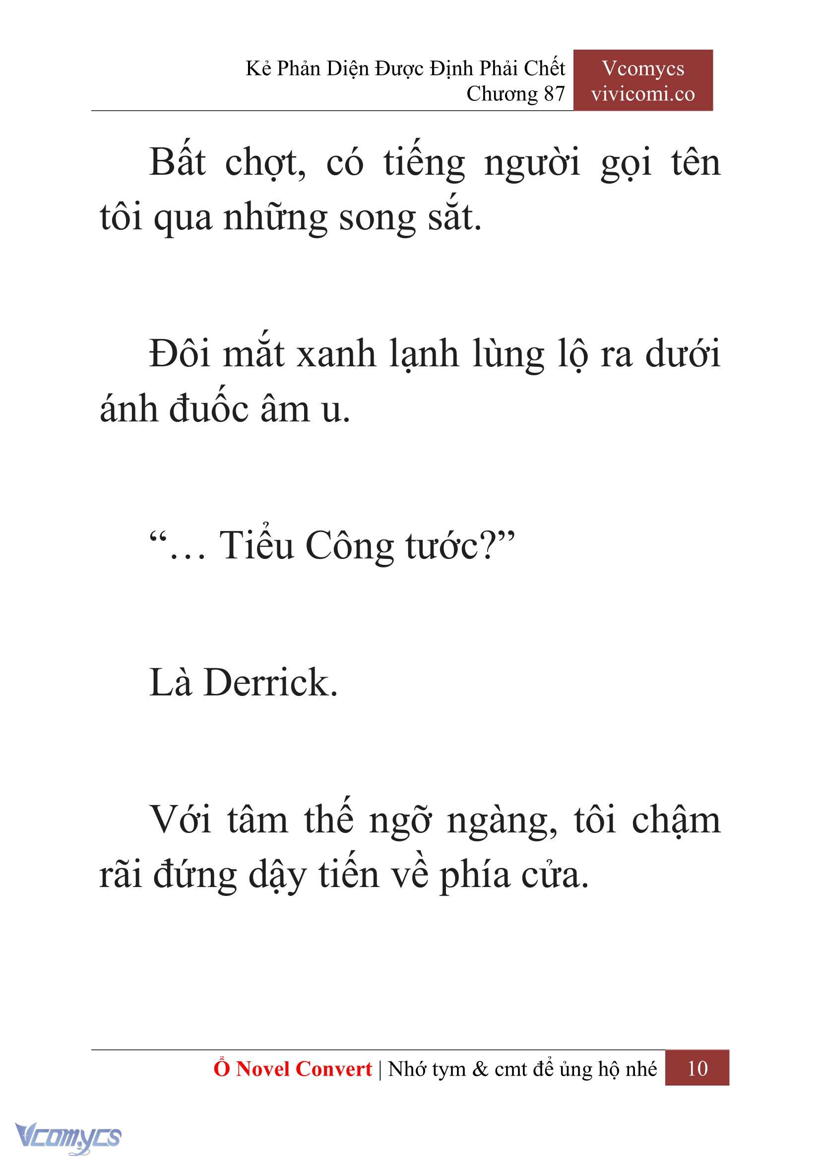 [Novel] Kẻ Phản Diện Được Định Phải Chết Chap 87 - Trang 2