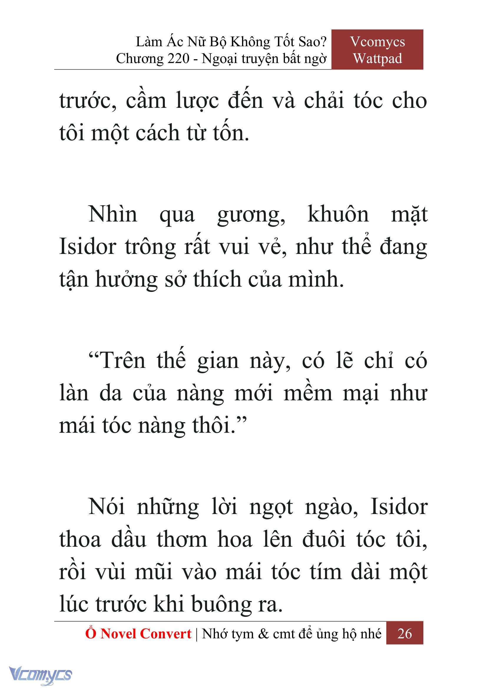 [Novel] Làm Ác Nữ Bộ Không Tốt Sao? Chap 220 - Trang 2