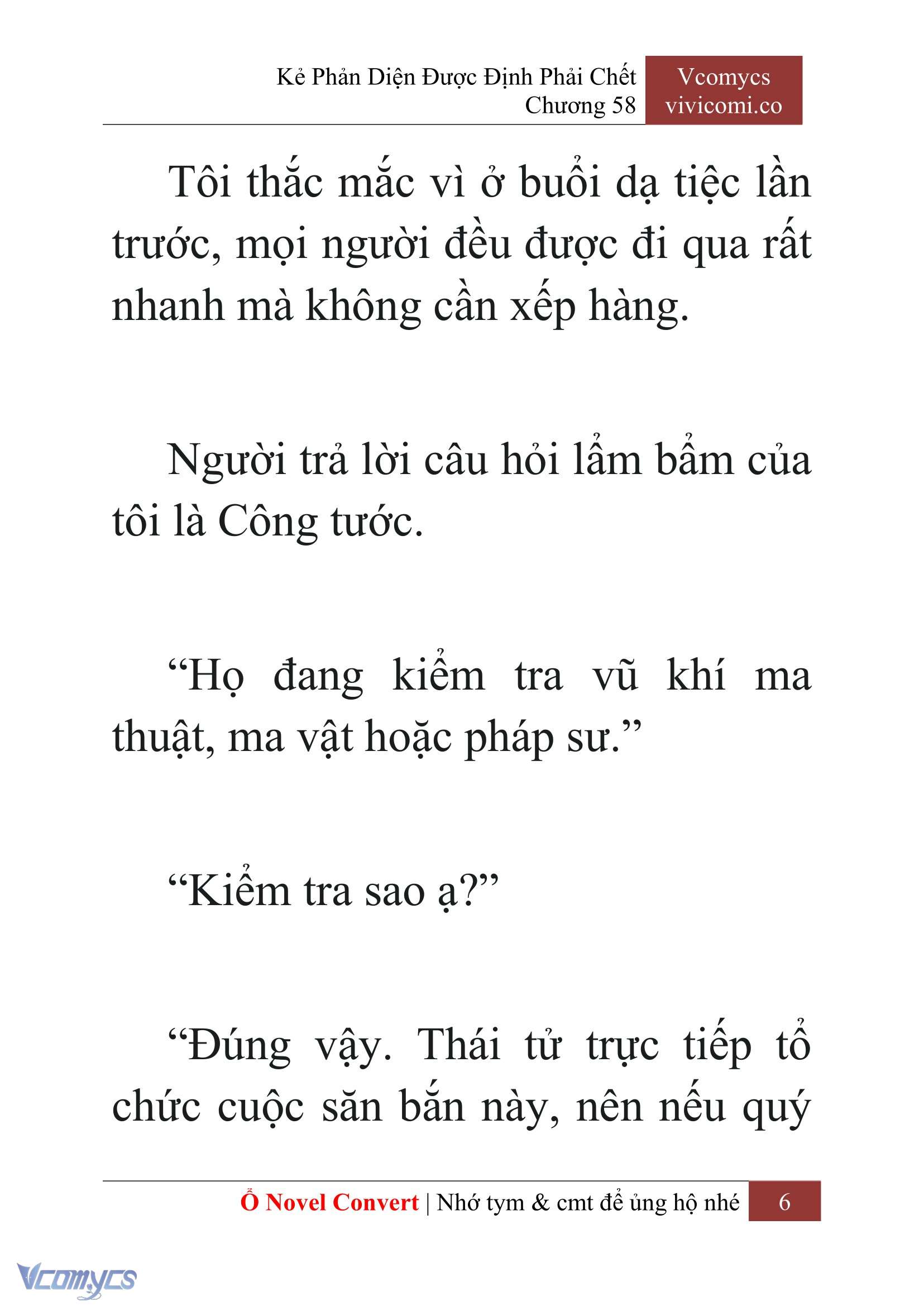 [Novel] Kẻ Phản Diện Được Định Phải Chết Chap 58 - Trang 2