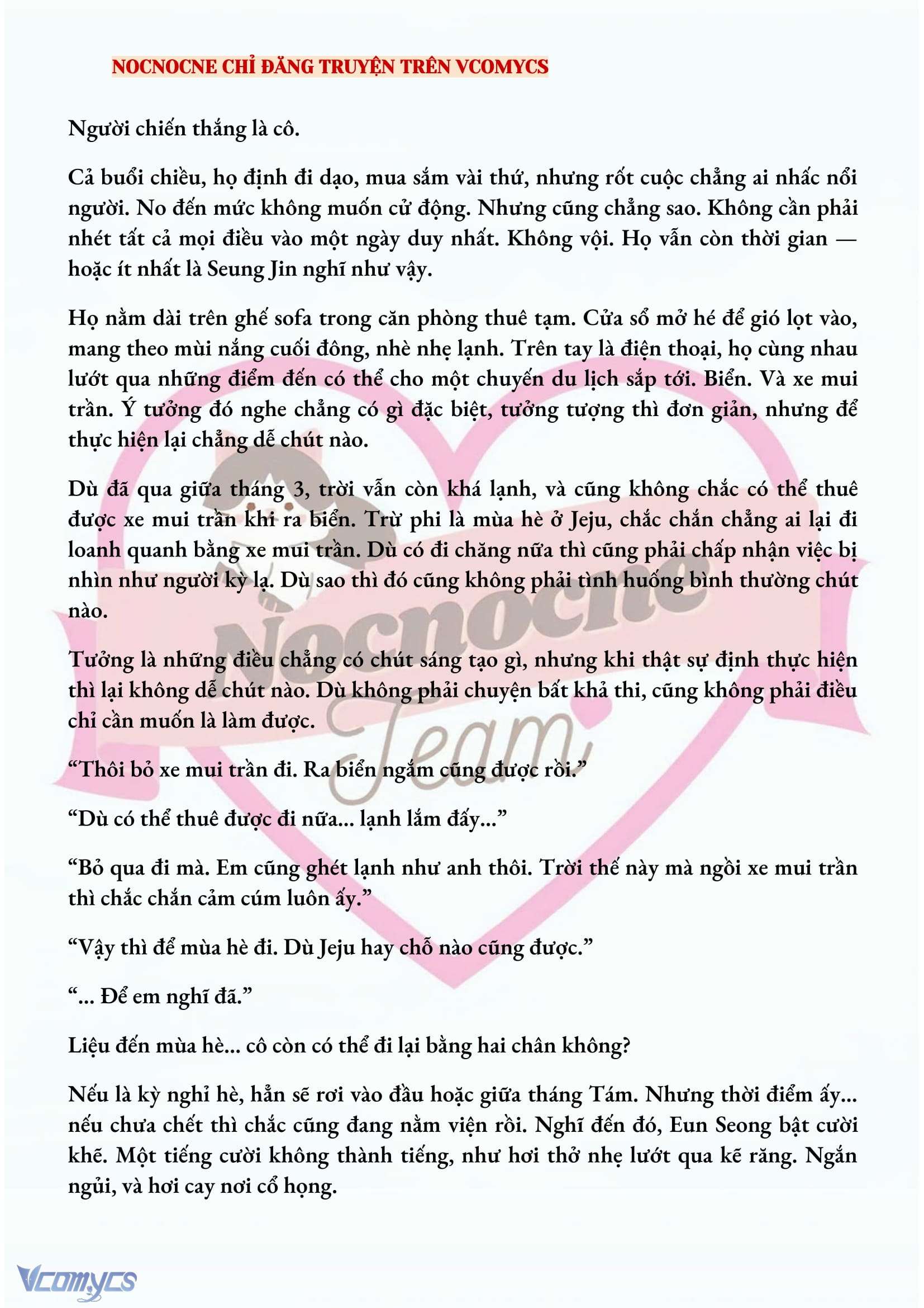 [NOVEL] CHÚNG TA KẾT THÚC VÀO MÙA THU Chap 30 - Trang 2