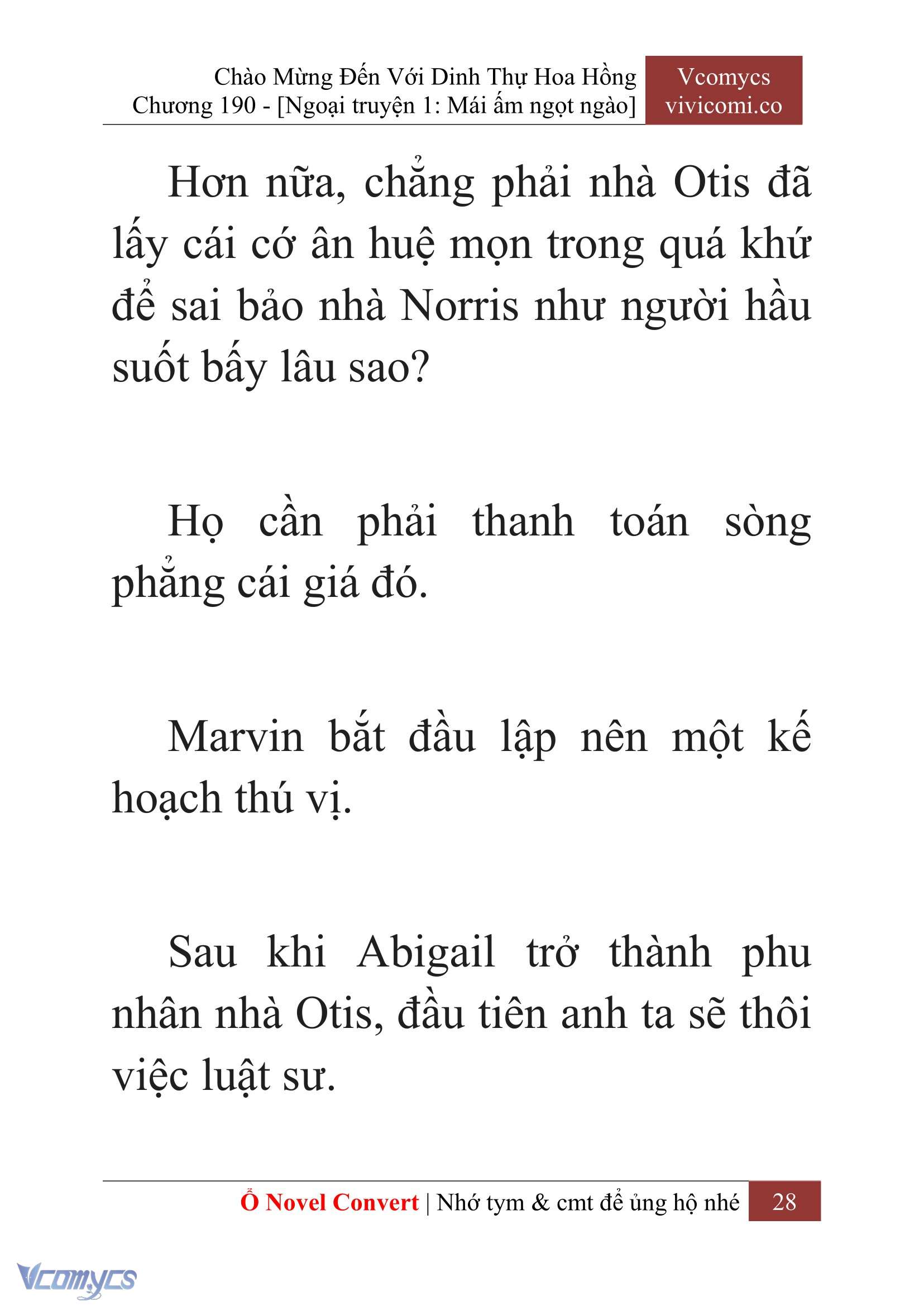 [Novel] Chào Mừng Đến Với Dinh Thự Hoa Hồng Chap 190 - Trang 2