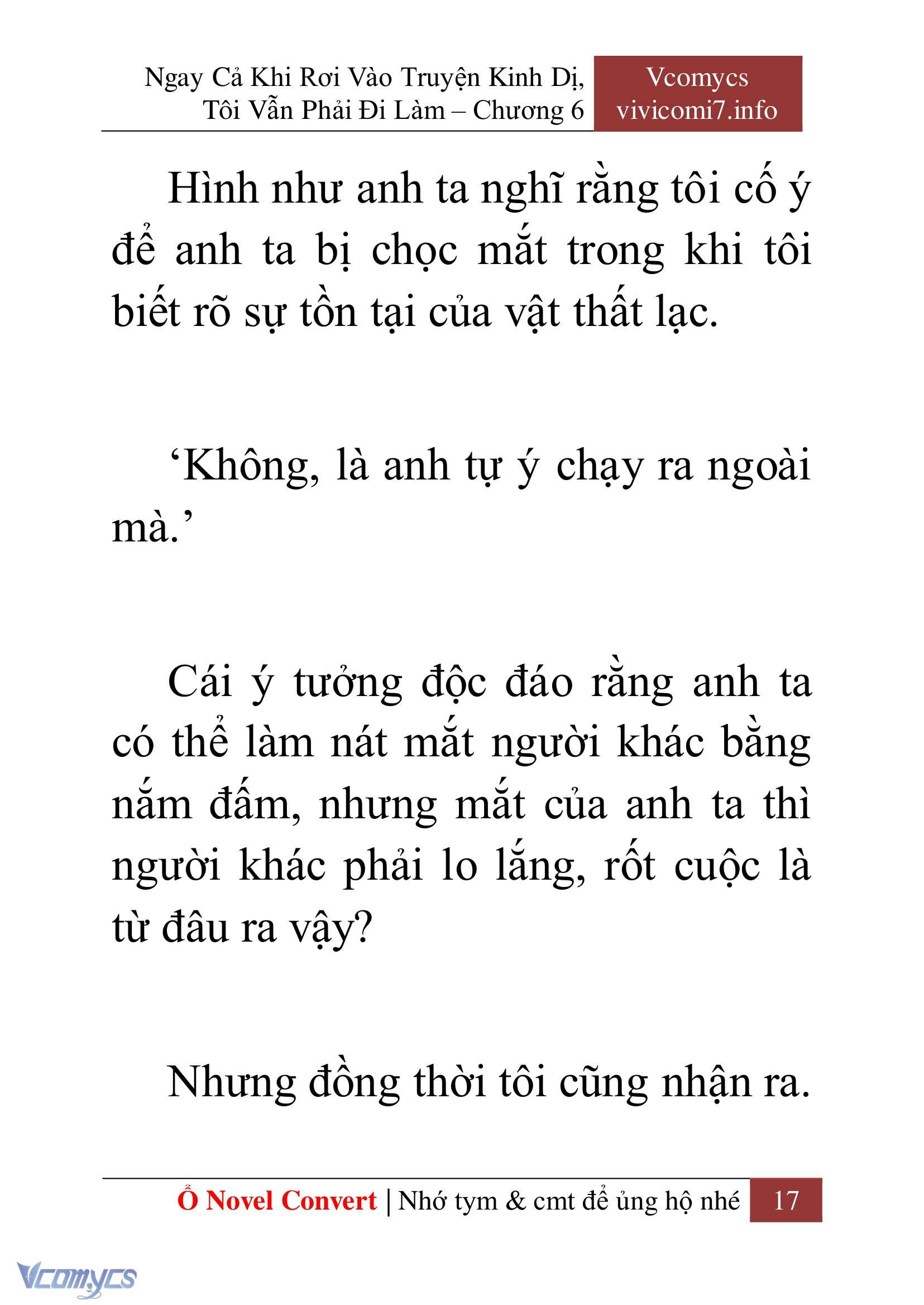 [Novel] Ngay Cả Khi Rơi Vào Truyện Kinh Dị, Tôi Vẫn Phải Đi Làm Chap 6 - Trang 2
