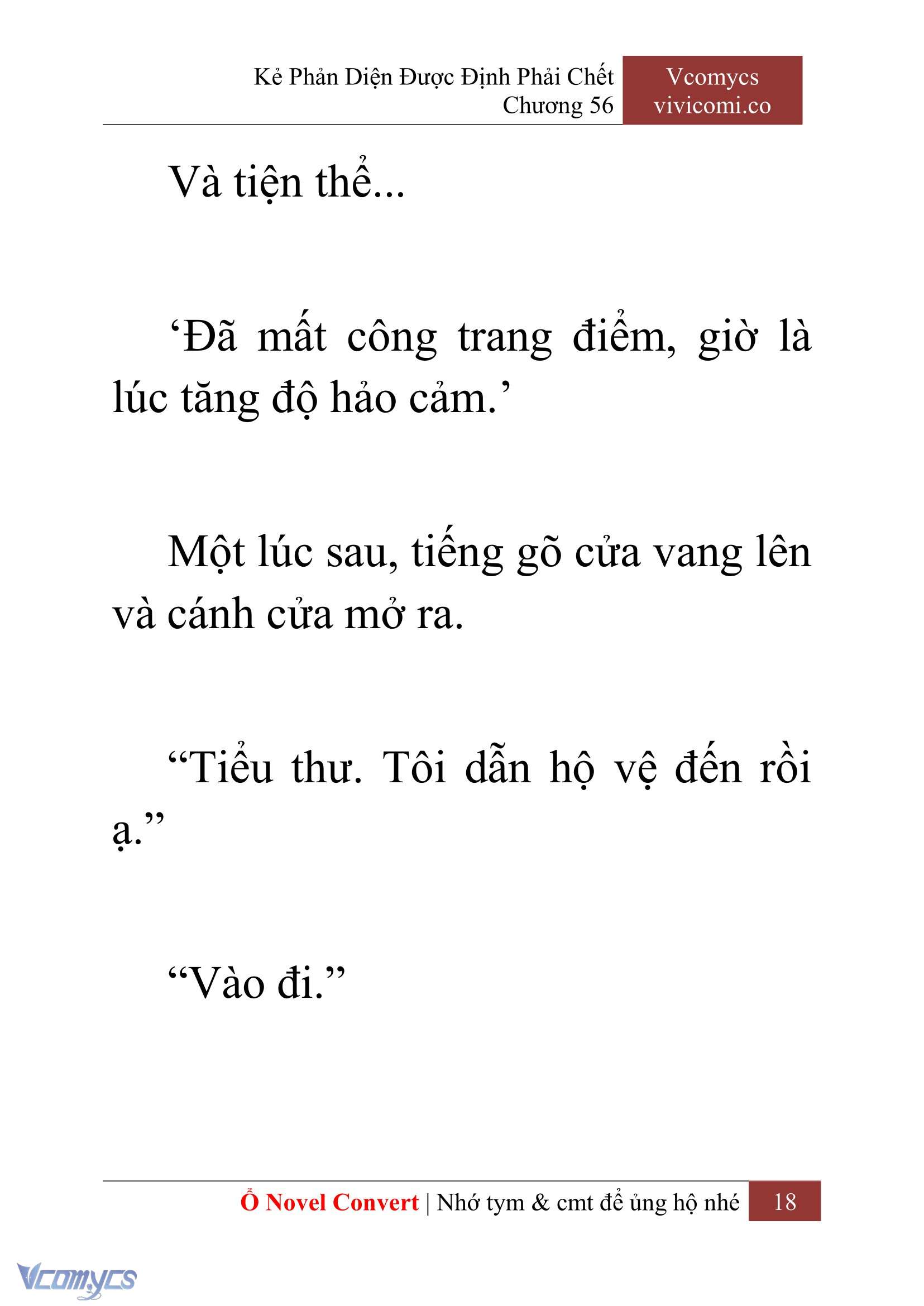 [Novel] Kẻ Phản Diện Được Định Phải Chết Chap 56 - Trang 2