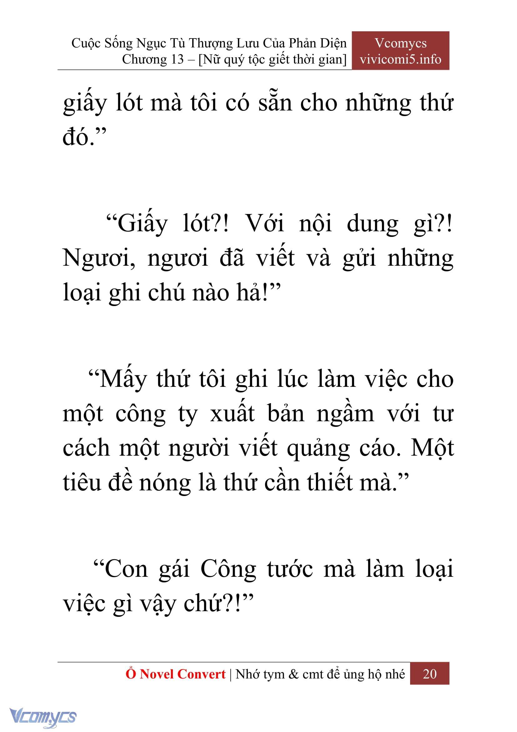 [Novel] Cuộc Sống Ngục Tù Thượng Lưu Của Nhân Vật Phản Diện Chap 13 - Trang 2