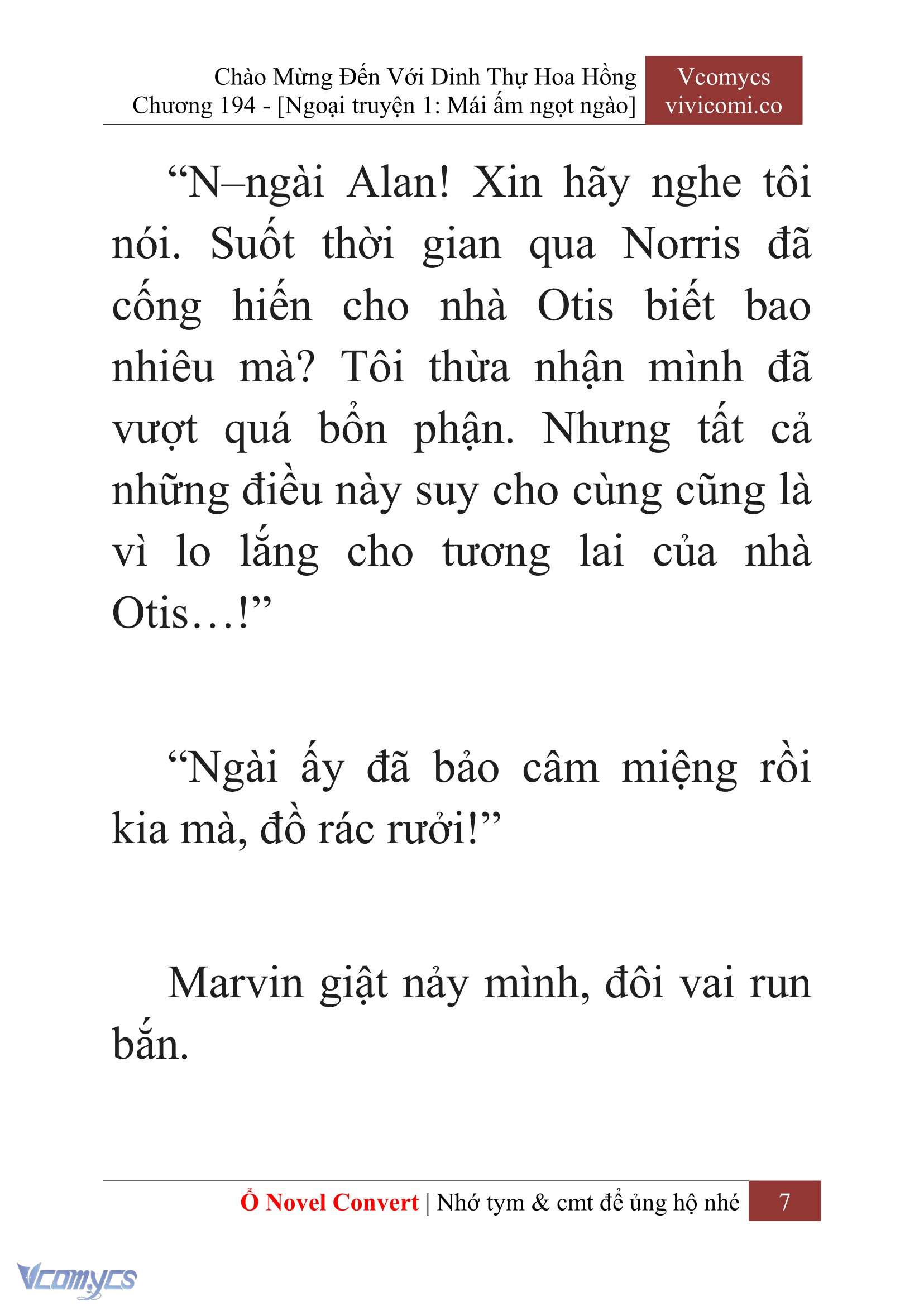 [Novel] Chào Mừng Đến Với Dinh Thự Hoa Hồng Chap 194 - Trang 2