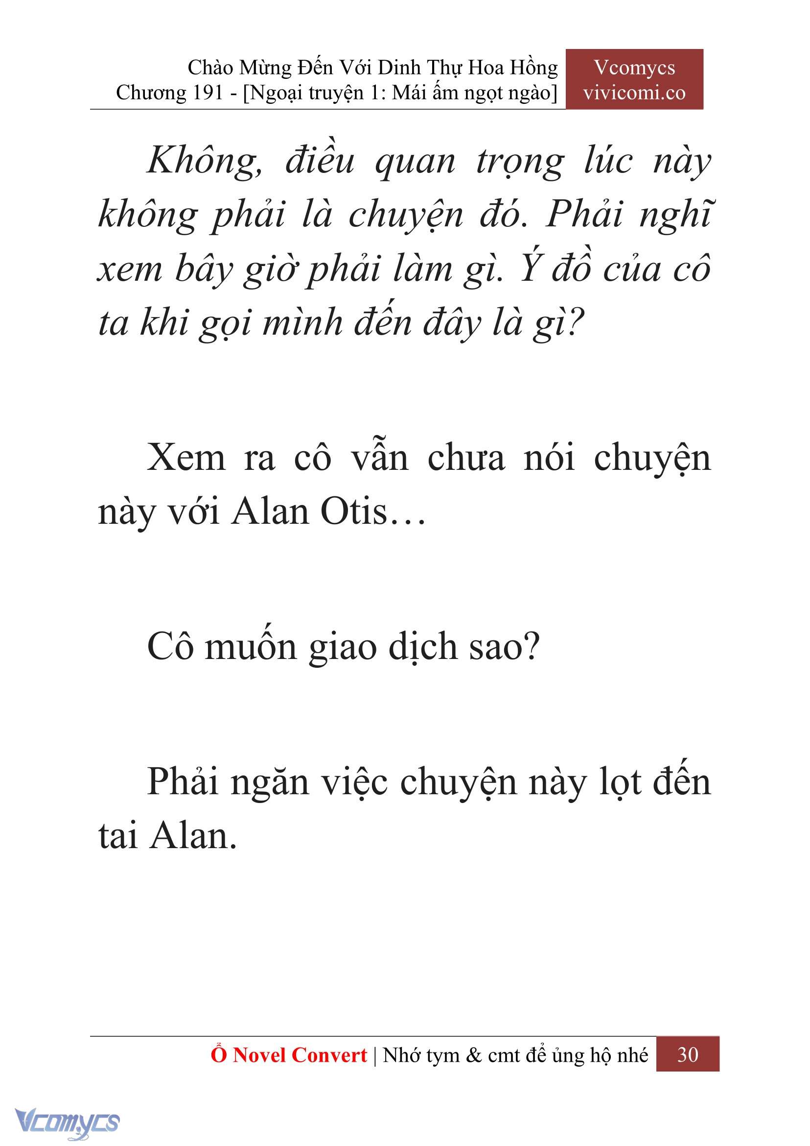 [Novel] Chào Mừng Đến Với Dinh Thự Hoa Hồng Chap 191 - Trang 2