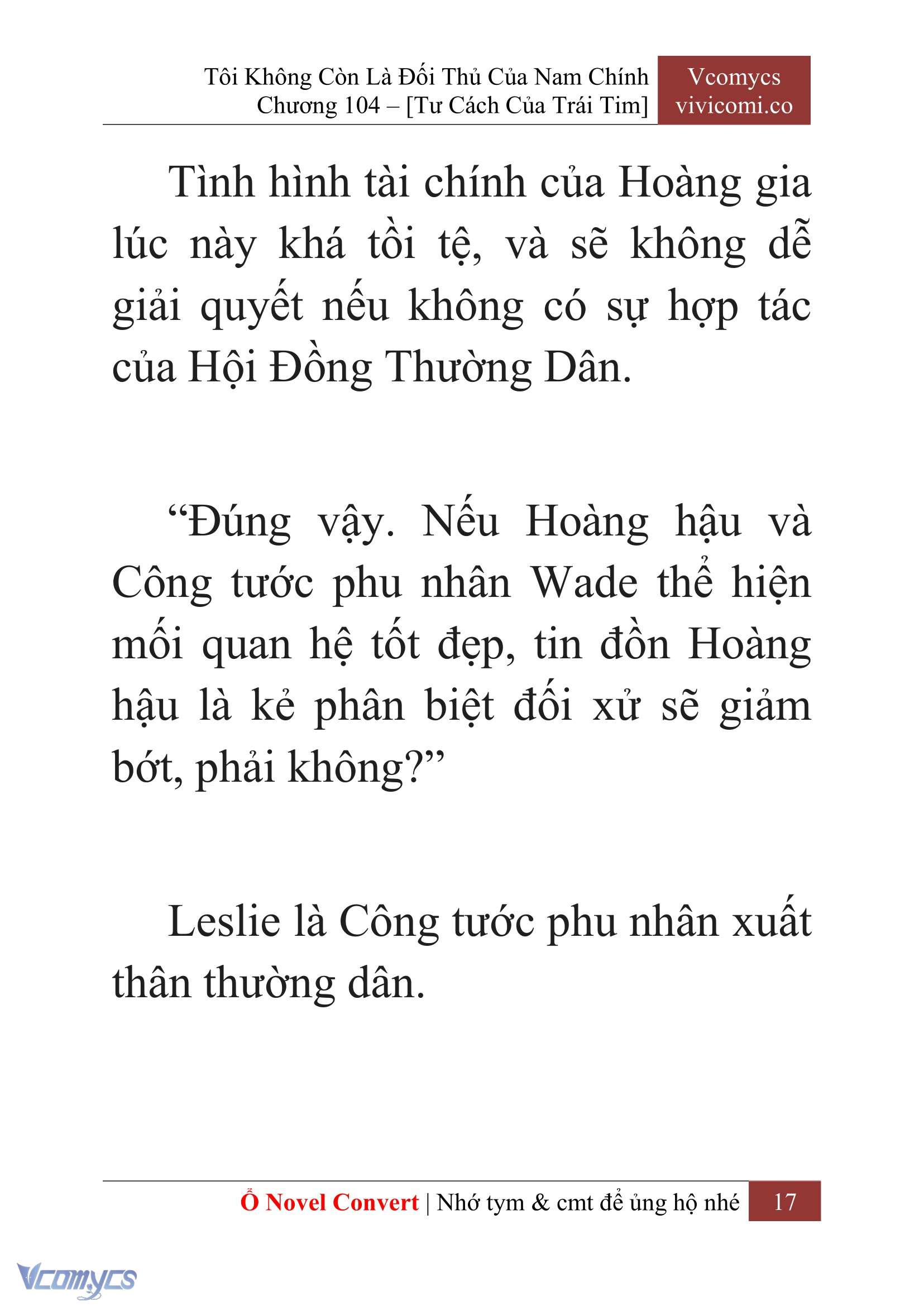 [Novel] Tôi Không Còn Là Đối Thủ Của Nam Chính Chap 104 - Trang 2