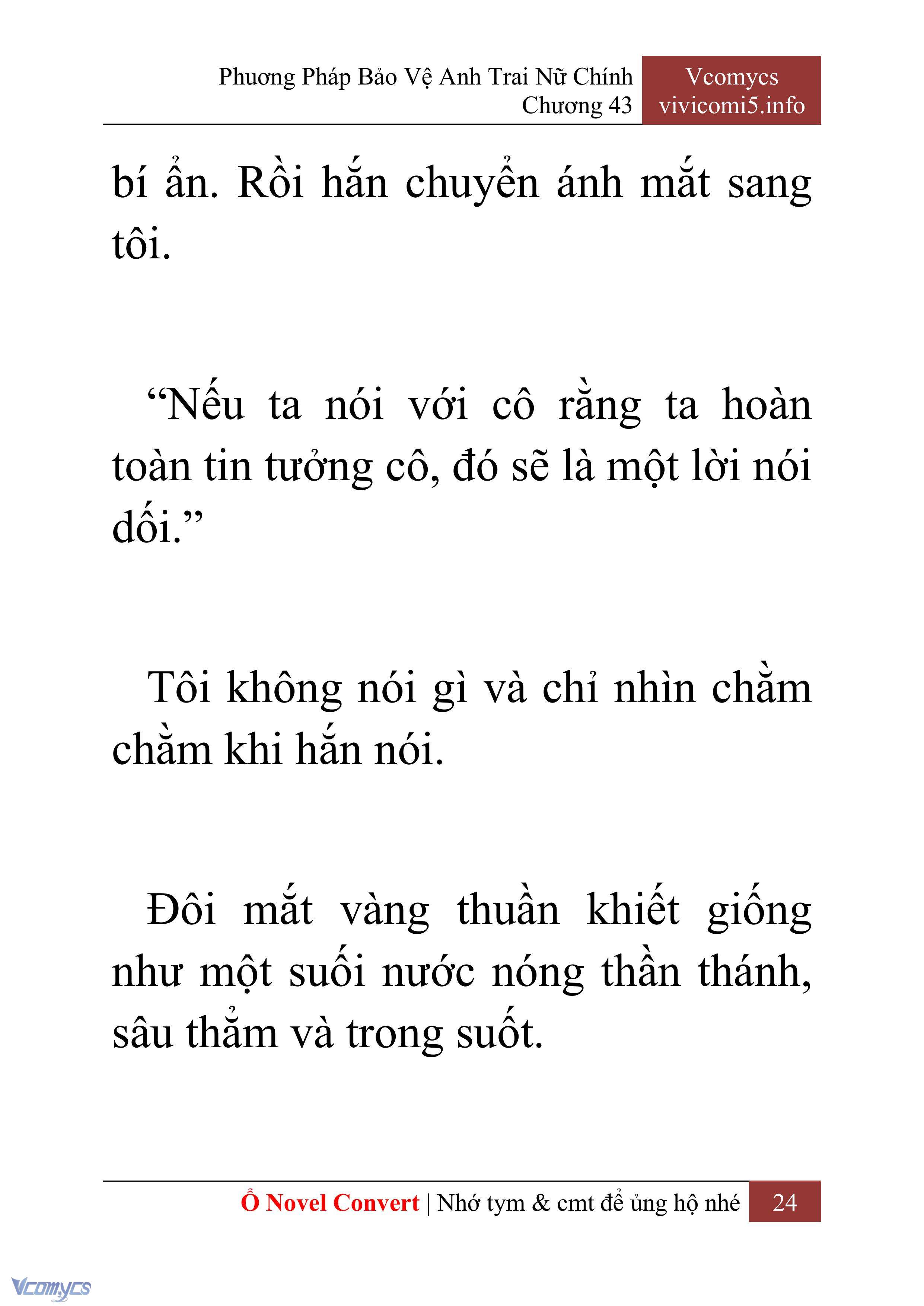 [Novel] Phương Pháp Bảo Vệ Anh Trai Nữ Chính Chap 43 - Trang 2