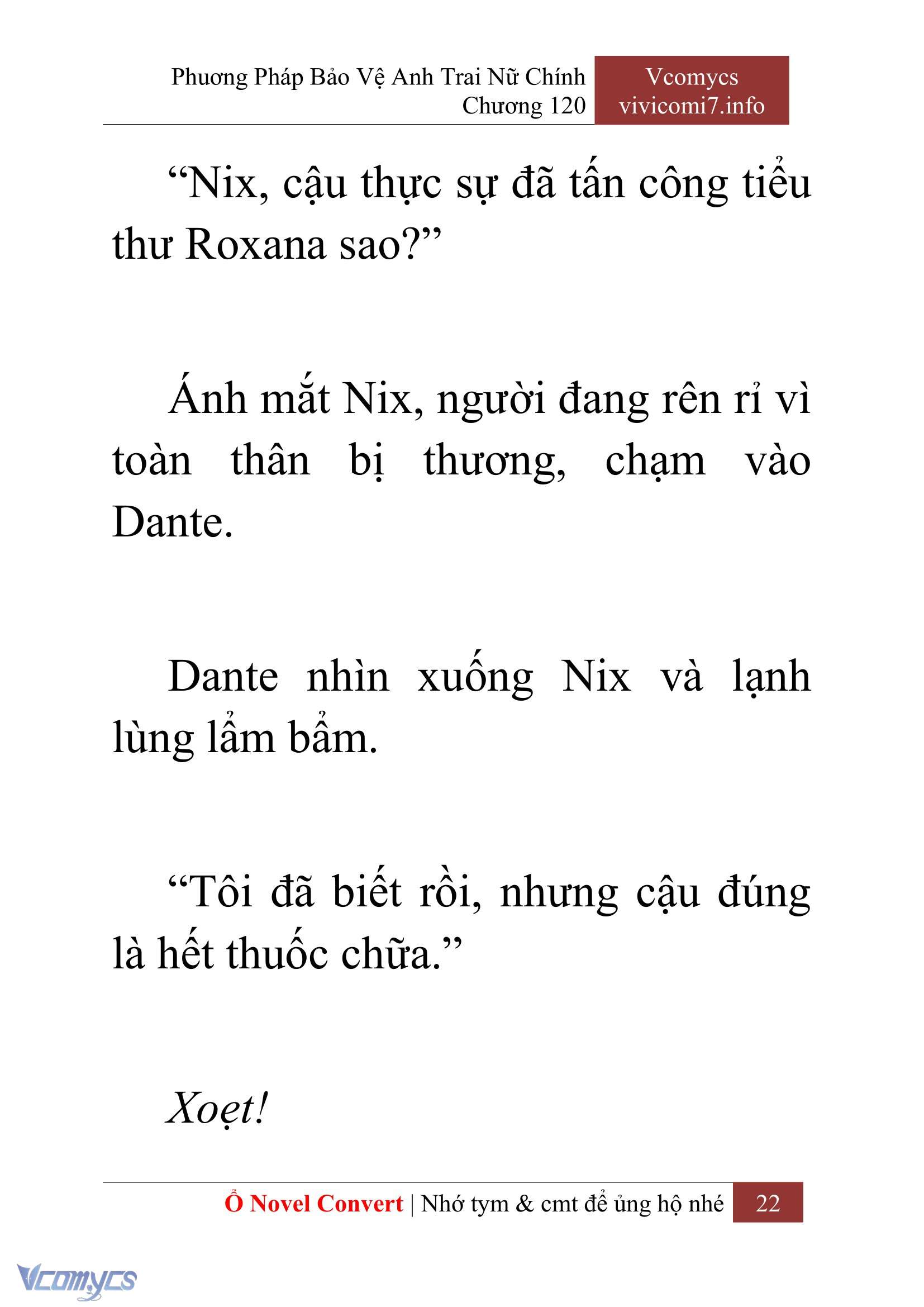 [Novel] Phương Pháp Bảo Vệ Anh Trai Nữ Chính Chap 120 - Trang 2