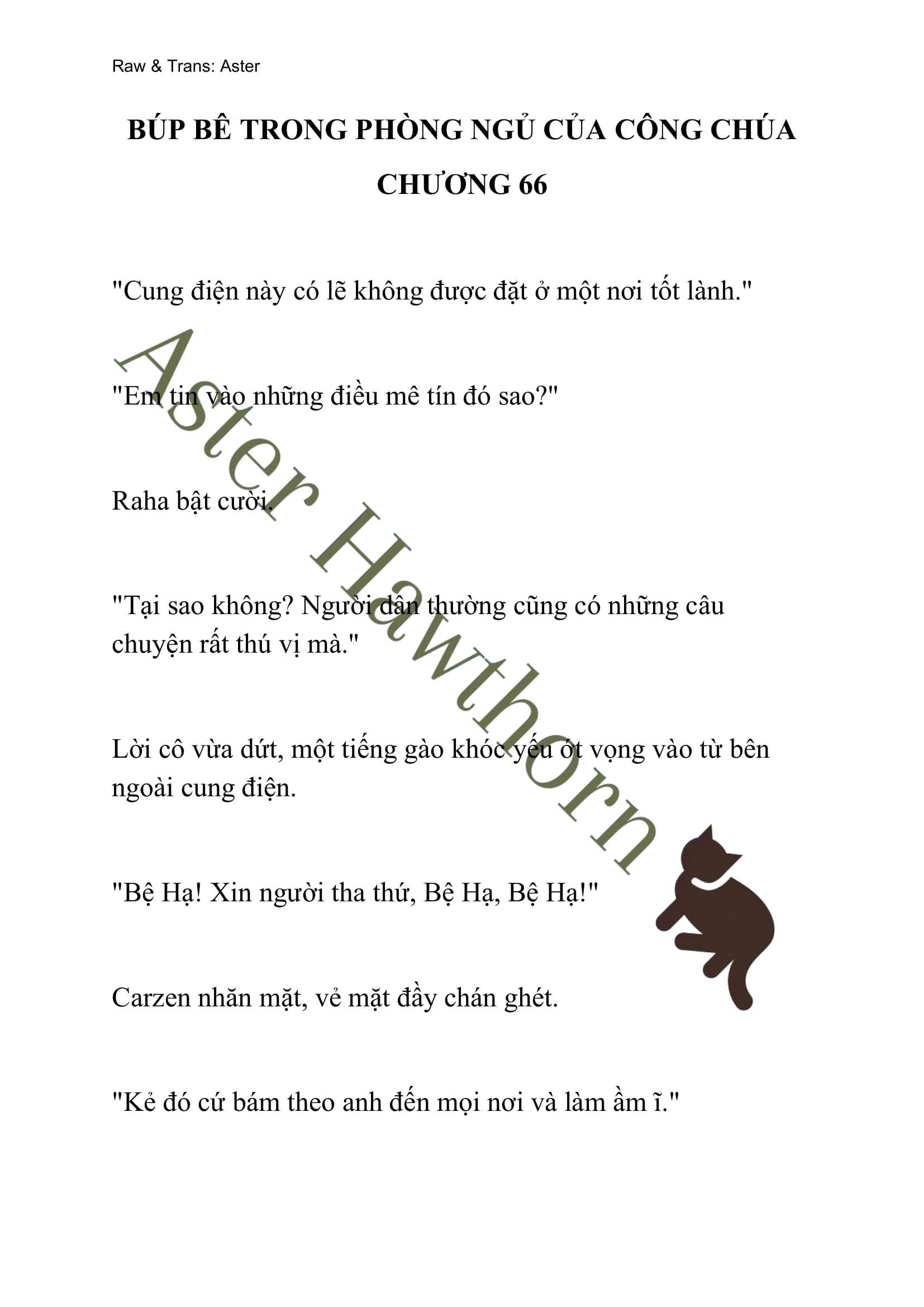 [NOVEL] Búp Bê Trong Phòng Ngủ Của Công Chúa Chap 66 - Trang 2