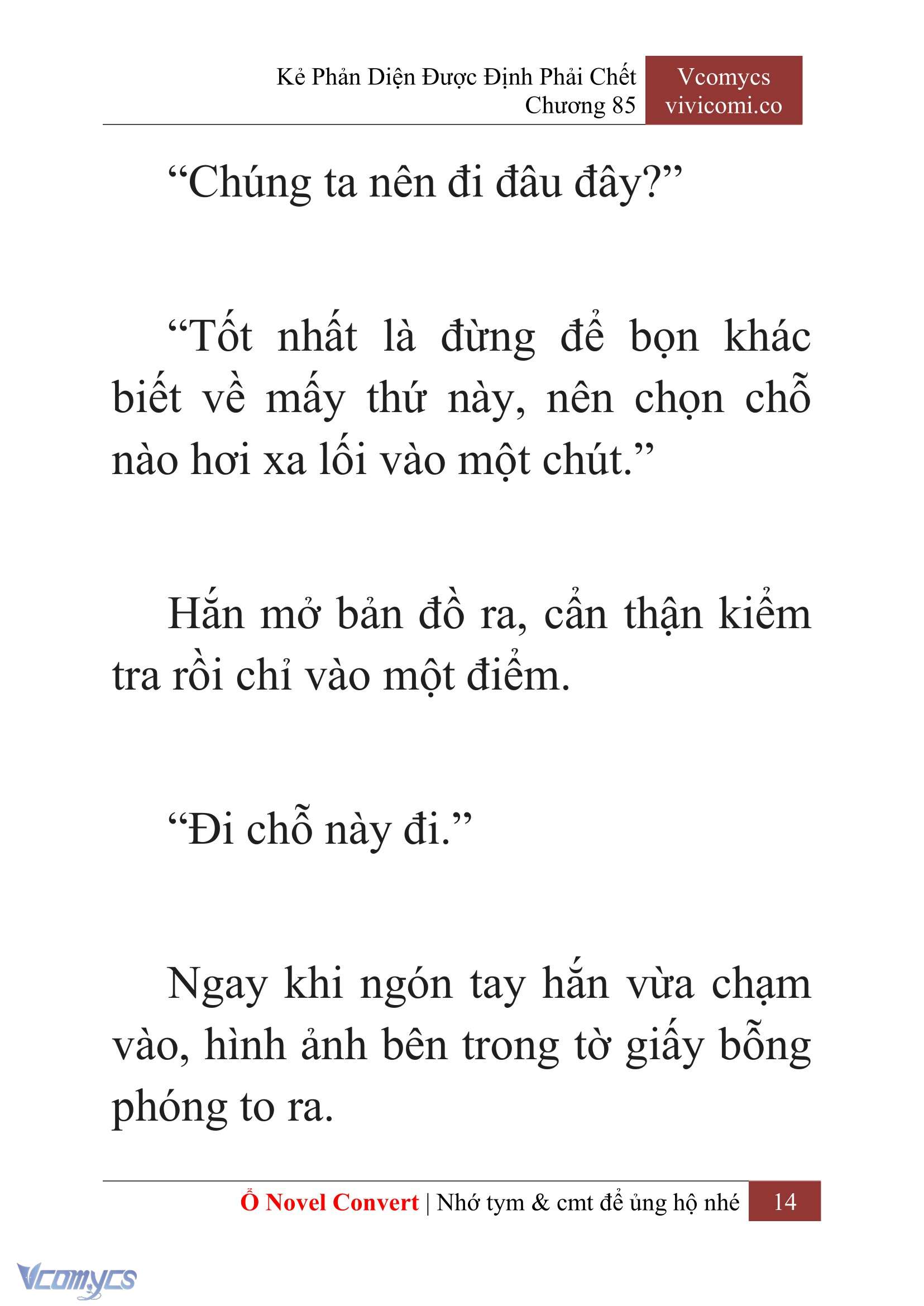 [Novel] Kẻ Phản Diện Được Định Phải Chết Chap 85 - Trang 2