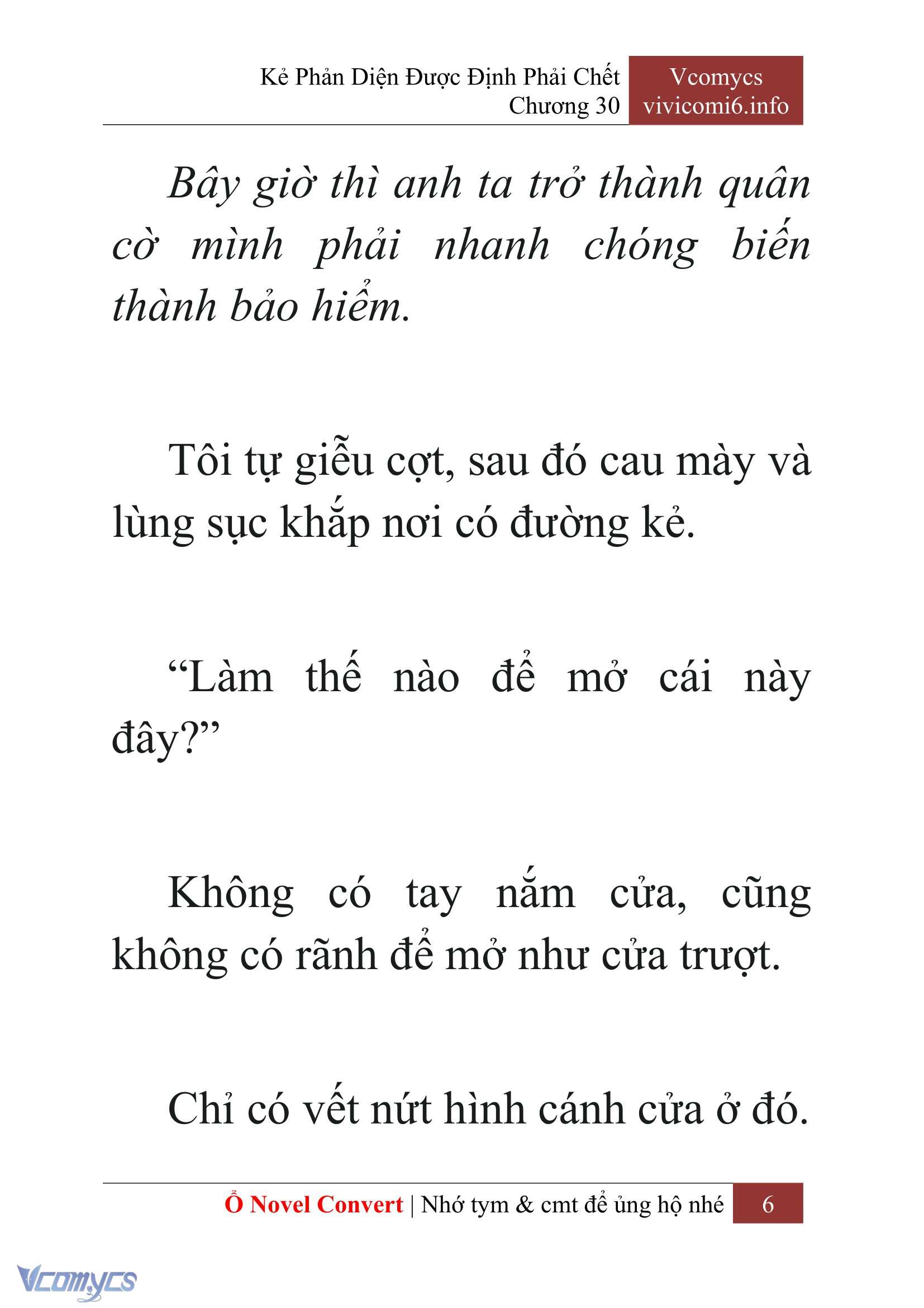 [Novel] Kẻ Phản Diện Được Định Phải Chết Chap 30 - Trang 2
