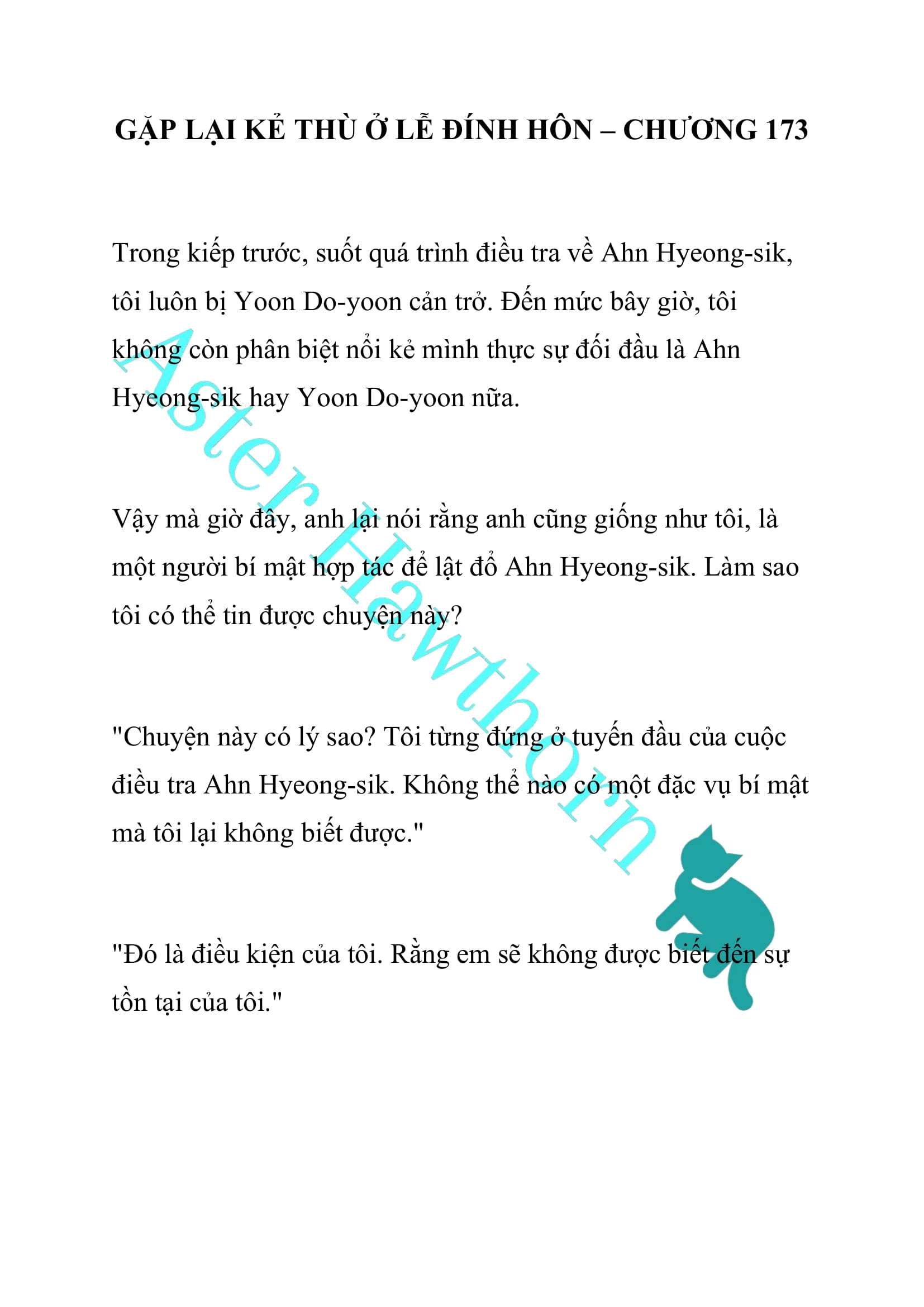 [NOVEL] Gặp Lại Kẻ Thù Ở Lễ Đính Hôn Chap 173 - Trang 2