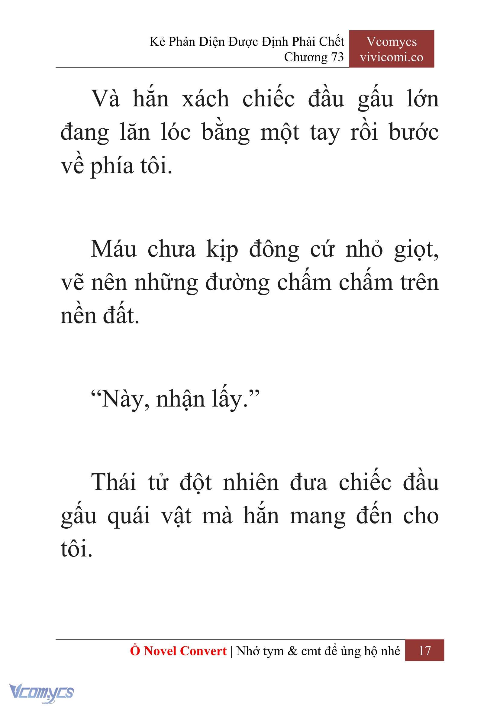 [Novel] Kẻ Phản Diện Được Định Phải Chết Chap 73 - Next Chap 74