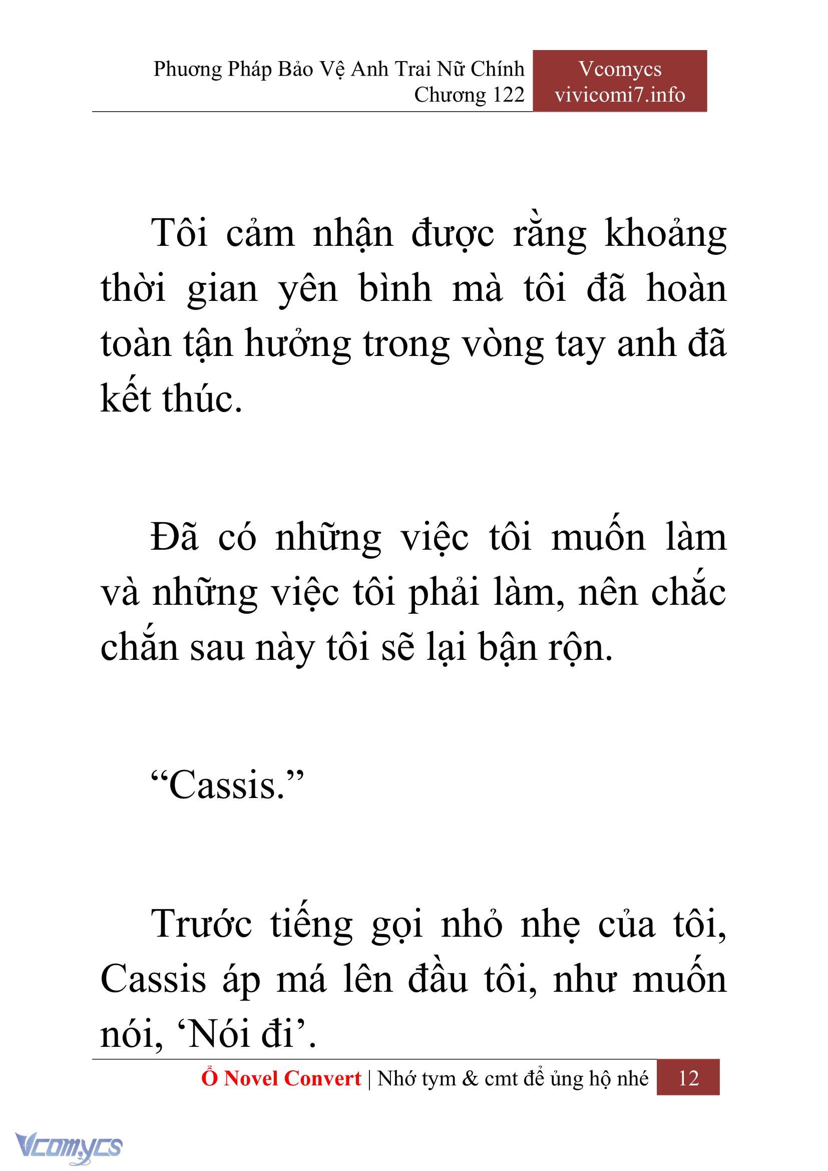 [Novel] Phương Pháp Bảo Vệ Anh Trai Nữ Chính Chap 122 - Trang 2