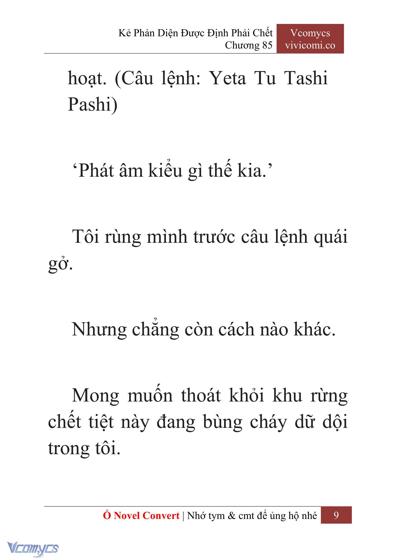 [Novel] Kẻ Phản Diện Được Định Phải Chết Chap 85 - Trang 2