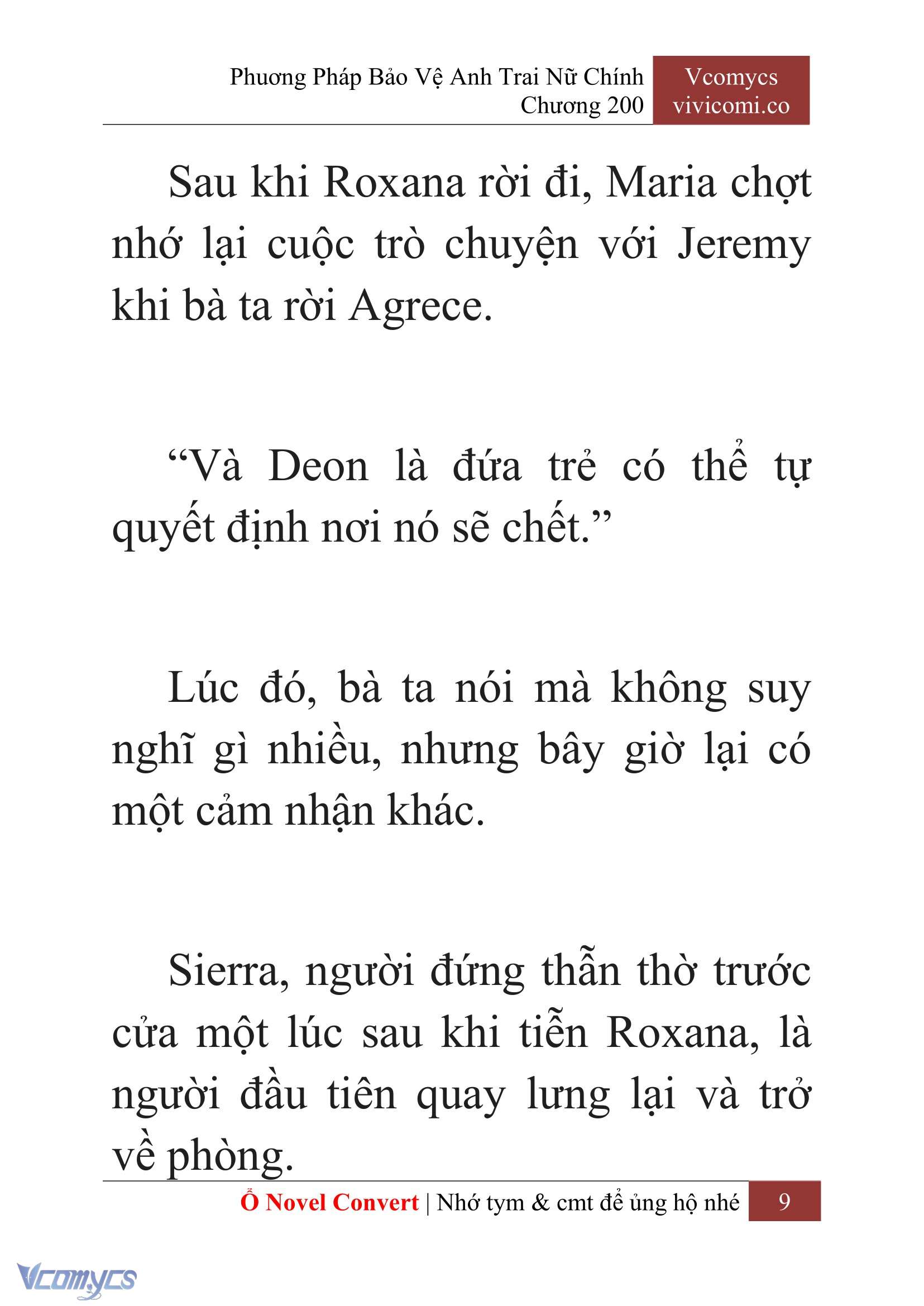[Novel] Phương Pháp Bảo Vệ Anh Trai Nữ Chính Chap 200 - Trang 2
