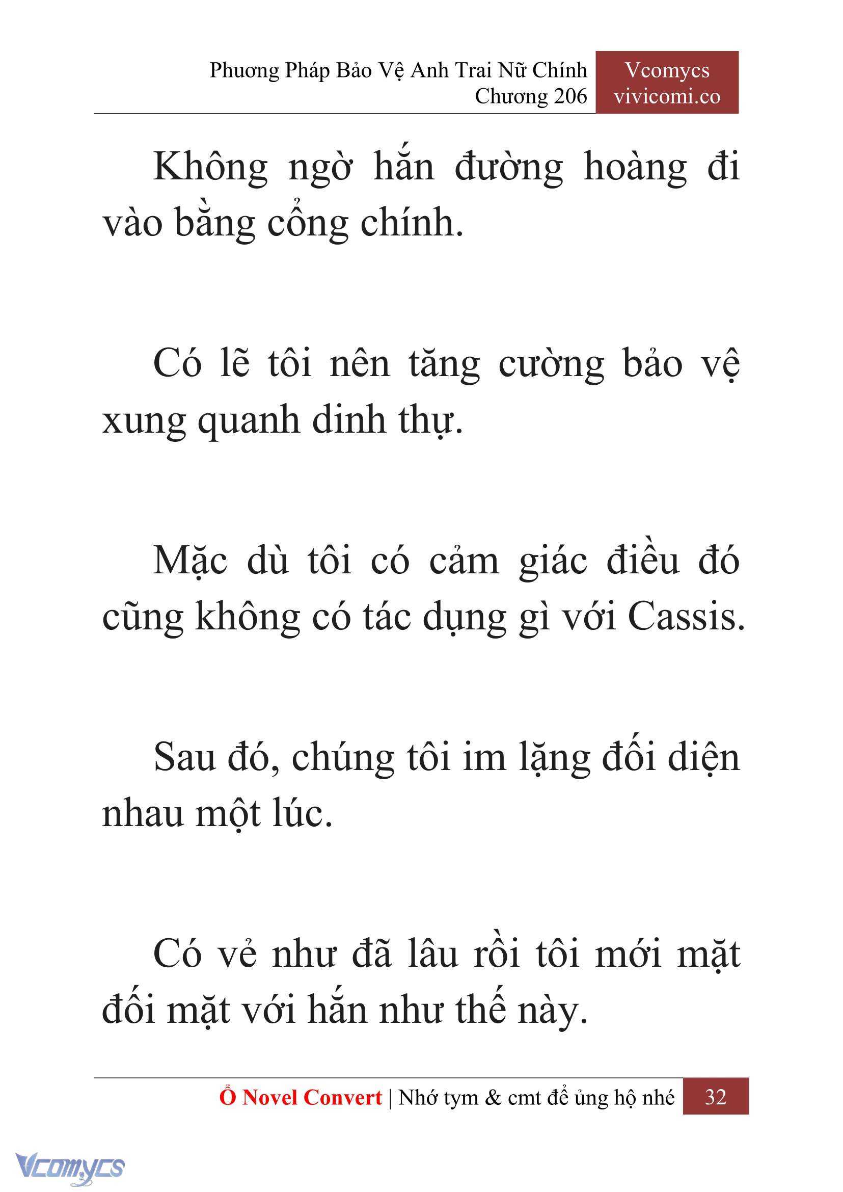 [Novel] Phương Pháp Bảo Vệ Anh Trai Nữ Chính Chap 206 - Trang 2