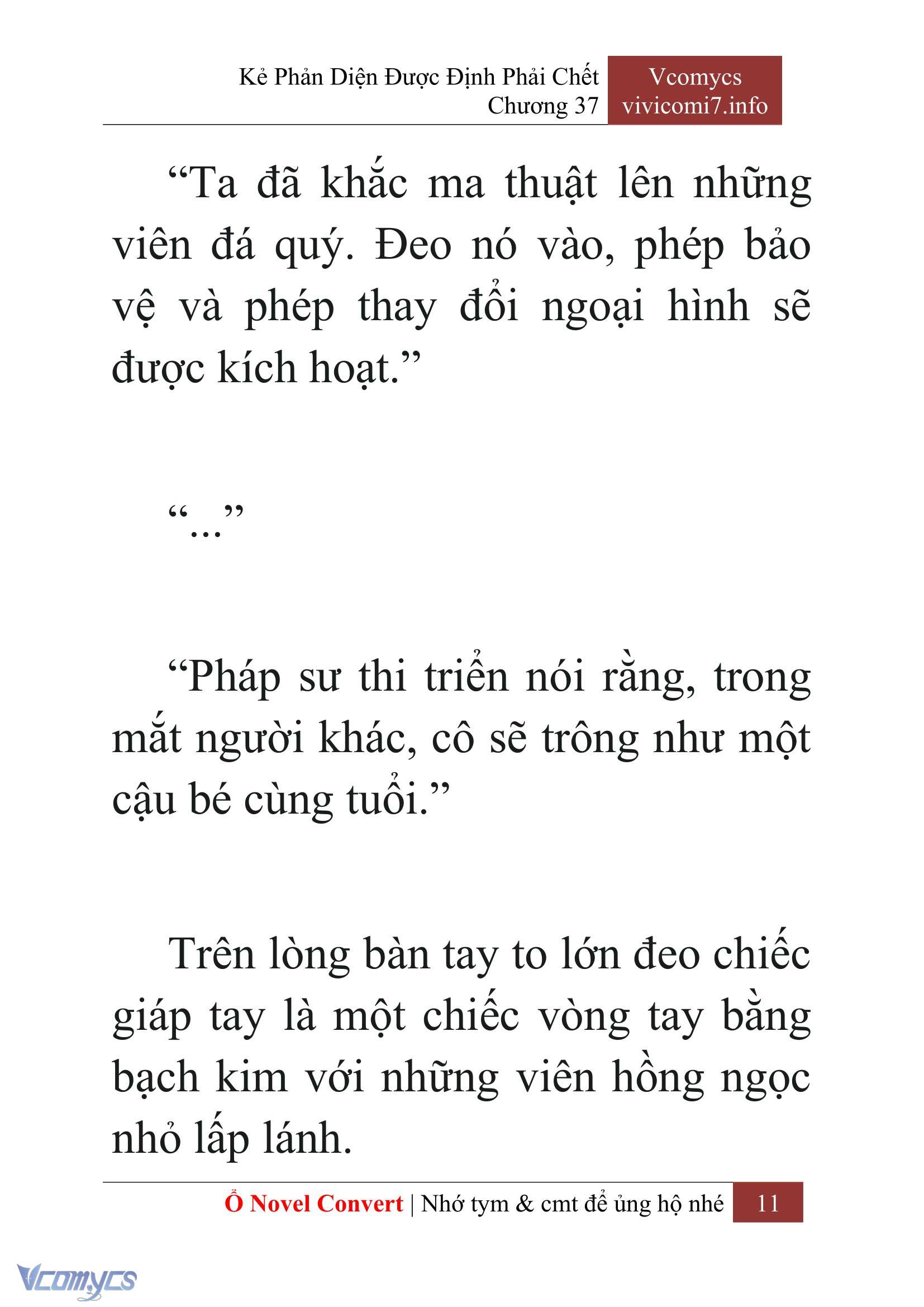 [Novel] Kẻ Phản Diện Được Định Phải Chết Chap 37 - Trang 2