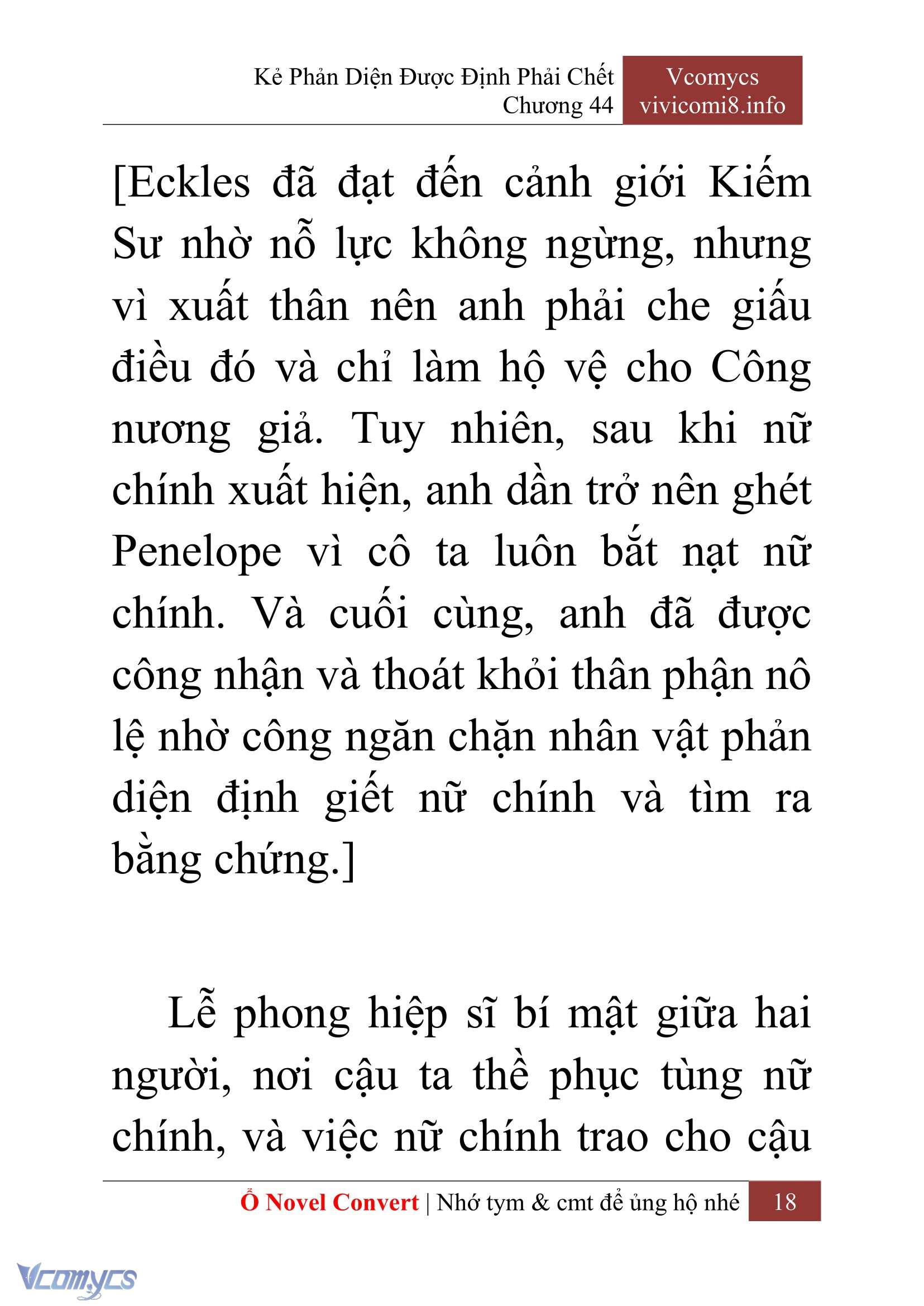 [Novel] Kẻ Phản Diện Được Định Phải Chết Chap 44 - Trang 2