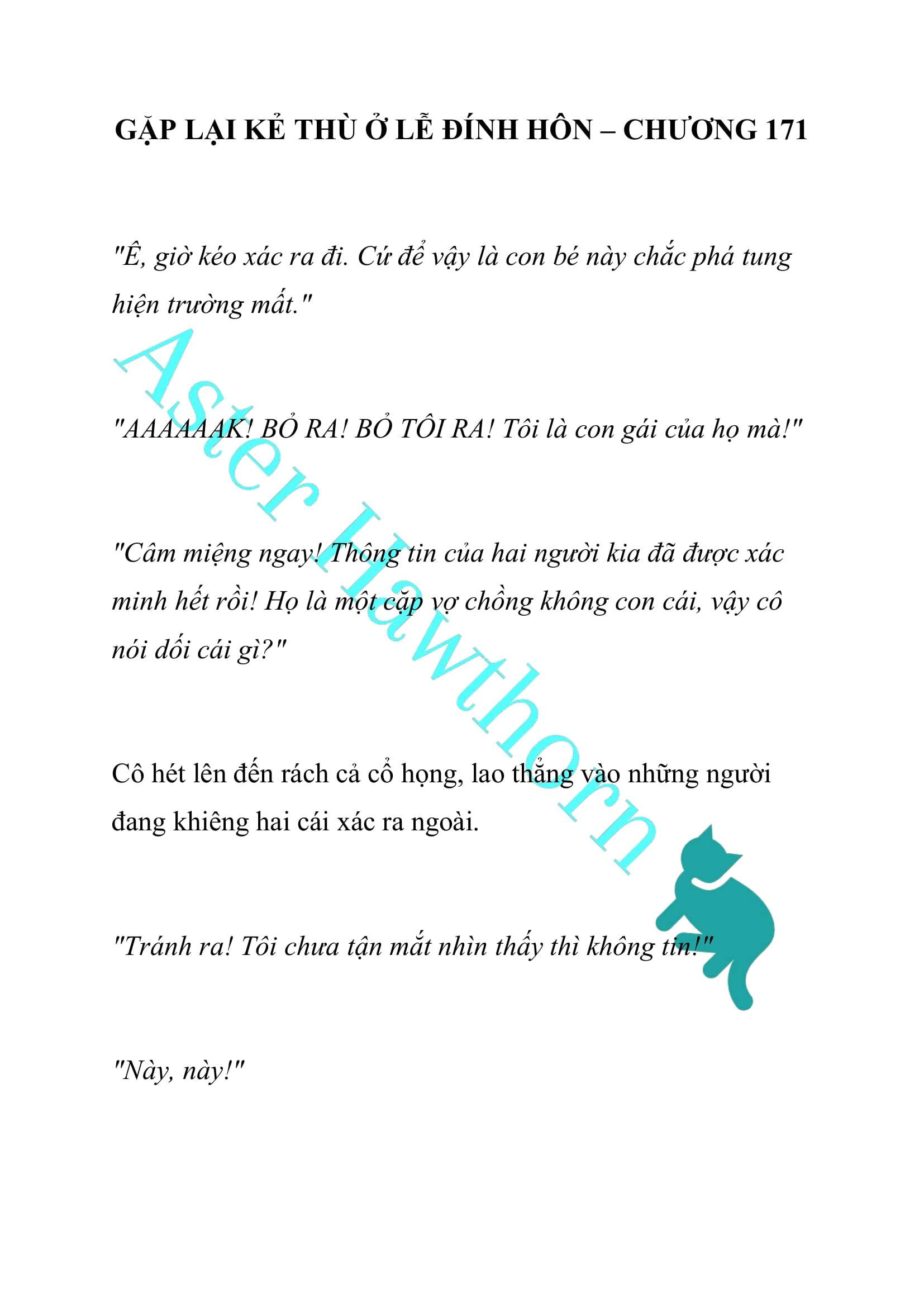 [NOVEL] Gặp Lại Kẻ Thù Ở Lễ Đính Hôn Chap 171 - Trang 2