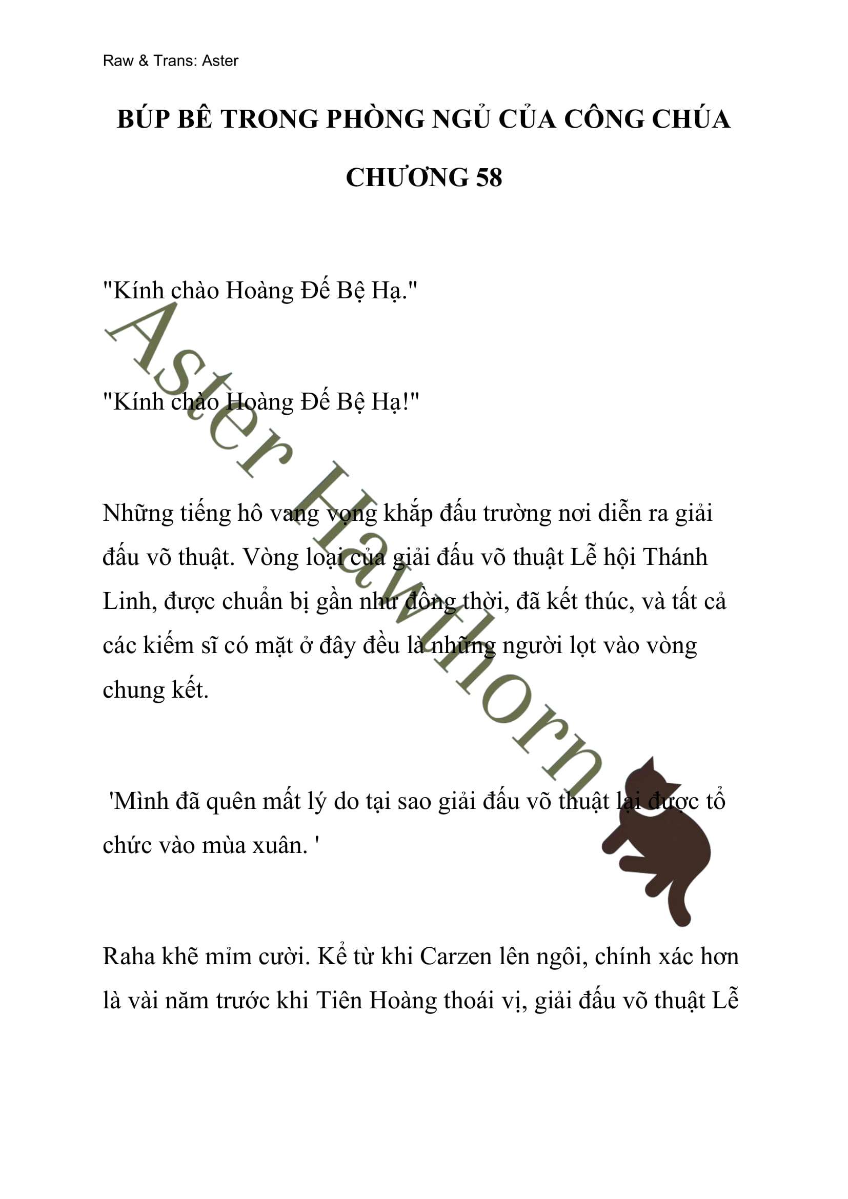 [NOVEL] Búp Bê Trong Phòng Ngủ Của Công Chúa Chap 58 - Trang 2