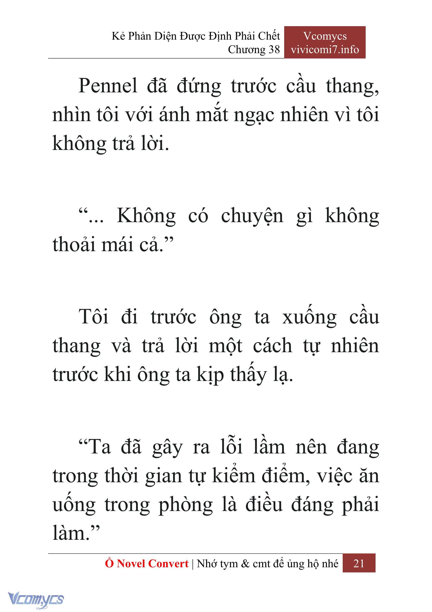 [Novel] Kẻ Phản Diện Được Định Phải Chết Chap 38 - Trang 2