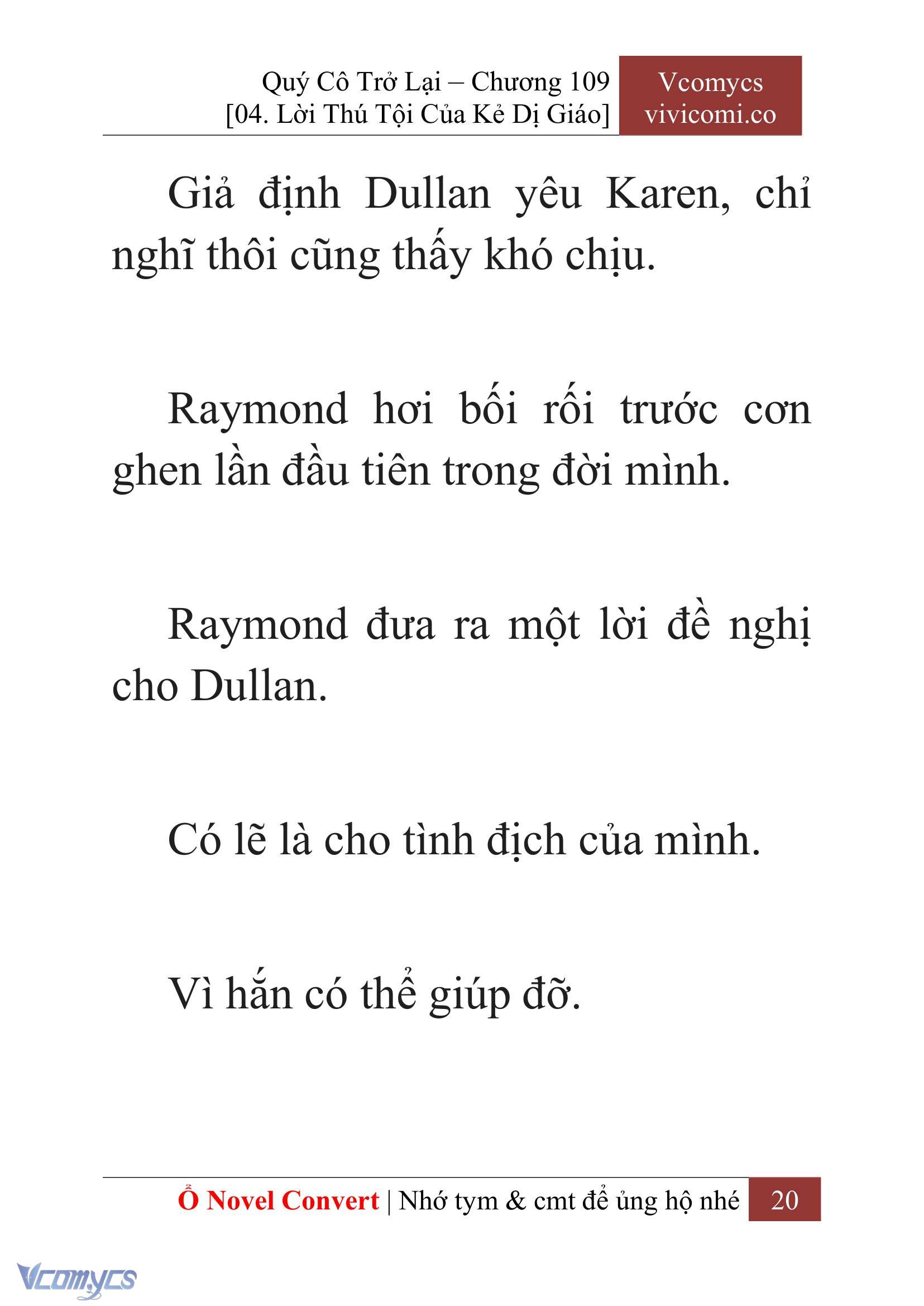 [Novel] Quý Cô Trở Lại Chap 109 - Trang 2