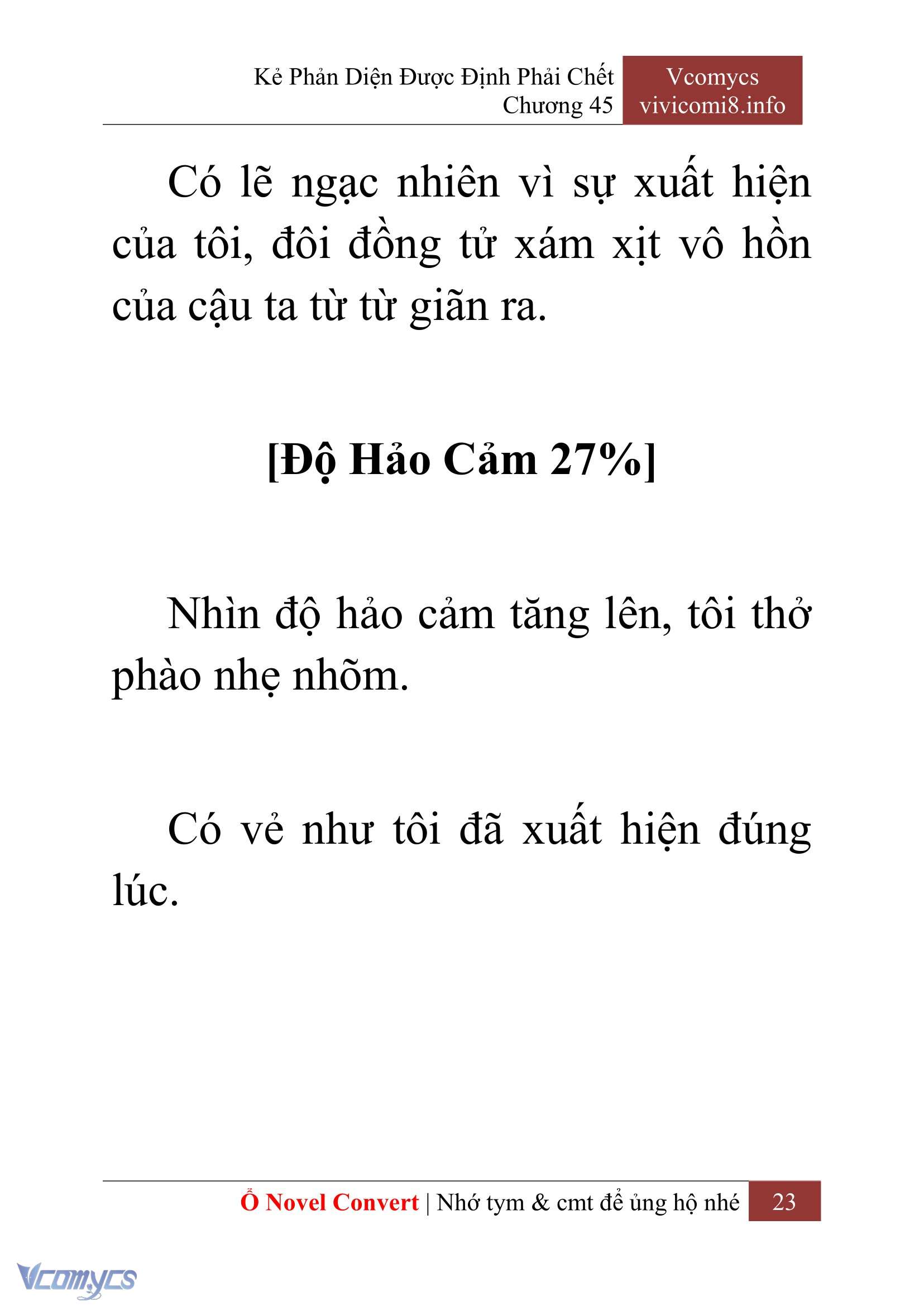 [Novel] Kẻ Phản Diện Được Định Phải Chết Chap 45 - Trang 2