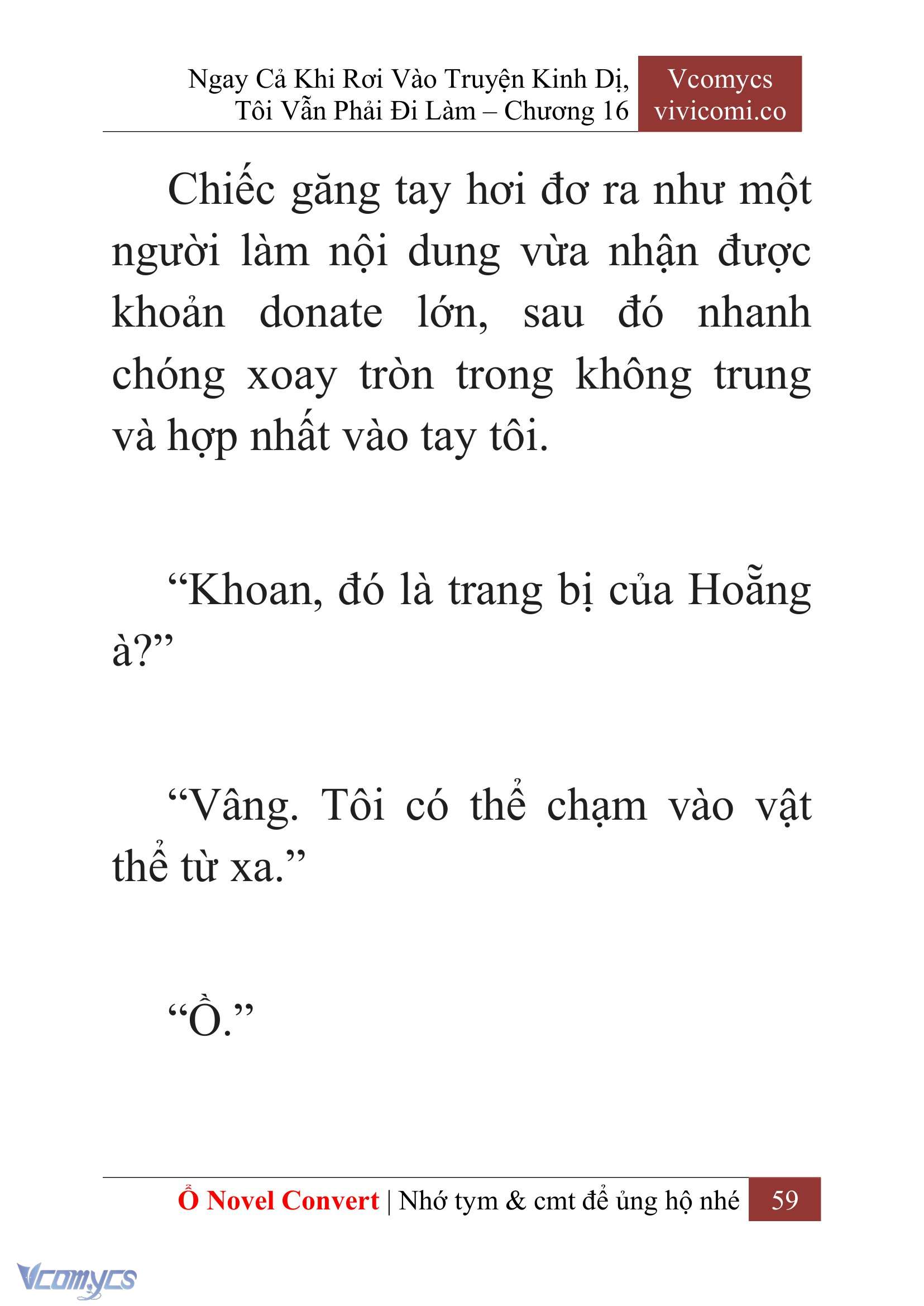 [Novel] Ngay Cả Khi Rơi Vào Truyện Kinh Dị, Tôi Vẫn Phải Đi Làm Chap 16 - Trang 2