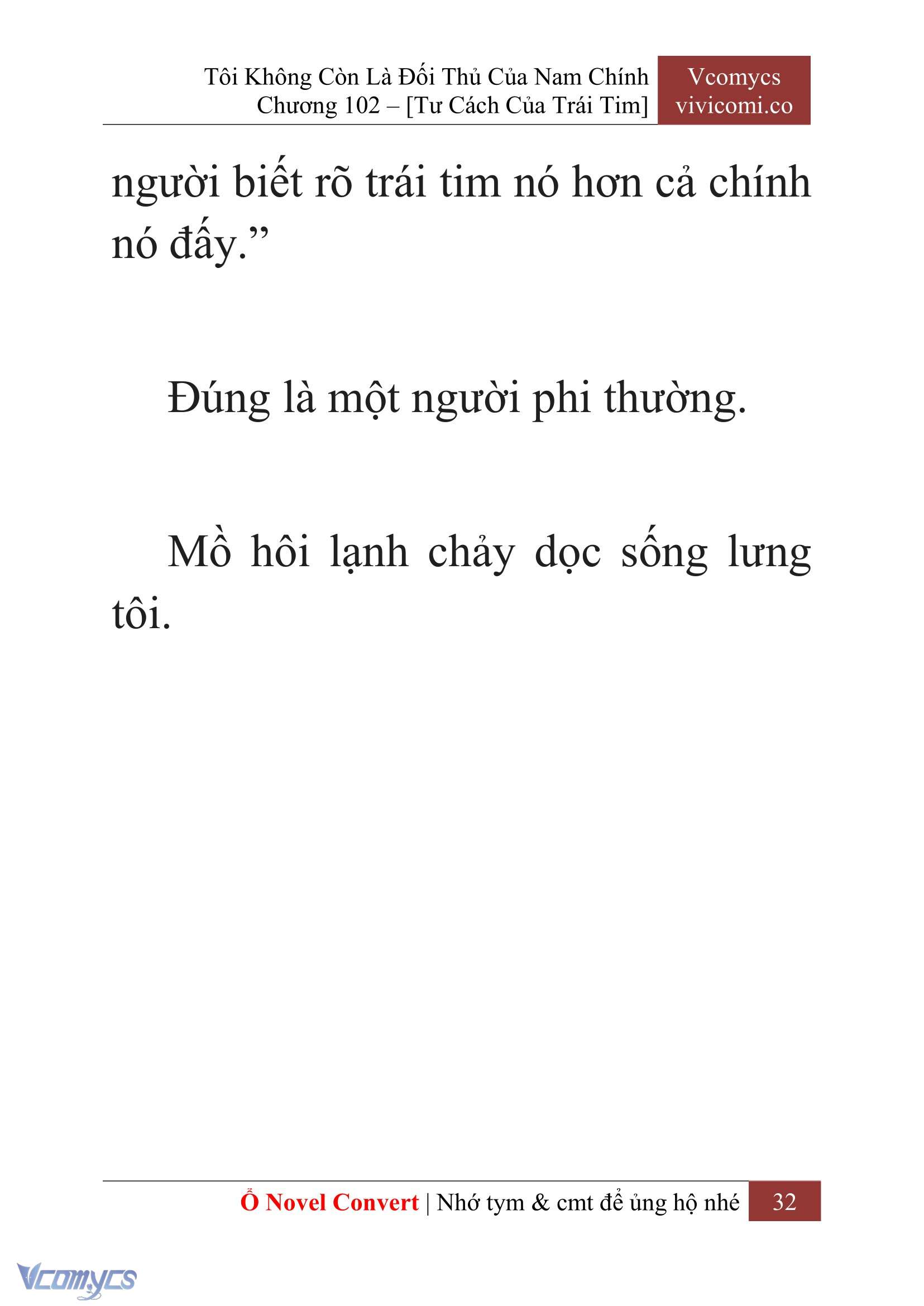 [Novel] Tôi Không Còn Là Đối Thủ Của Nam Chính Chap 102 - Trang 2