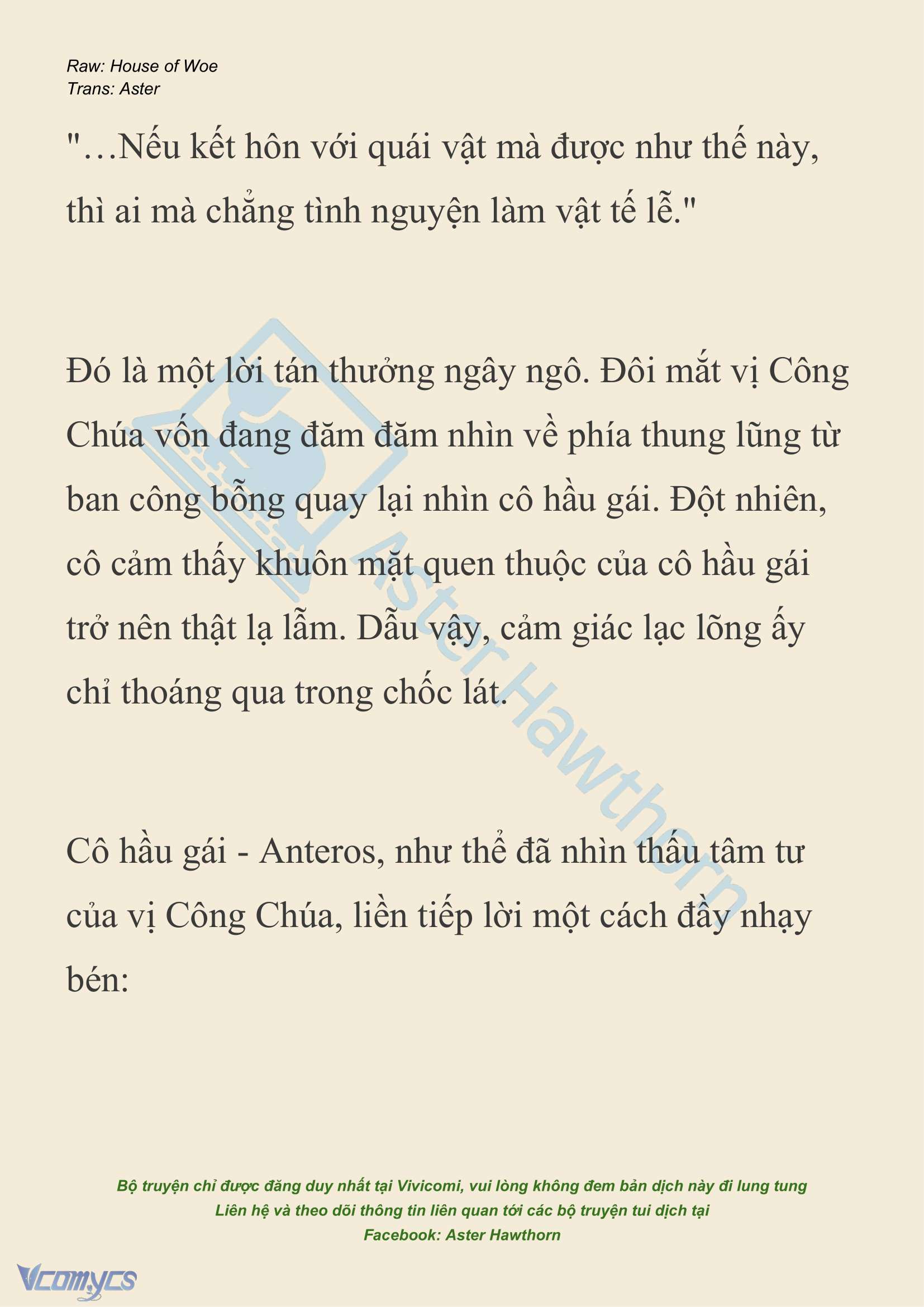 [NOVEL] Dành Cho Các Nữ Thần: Dành cho Psyche Chap 32 - Trang 2