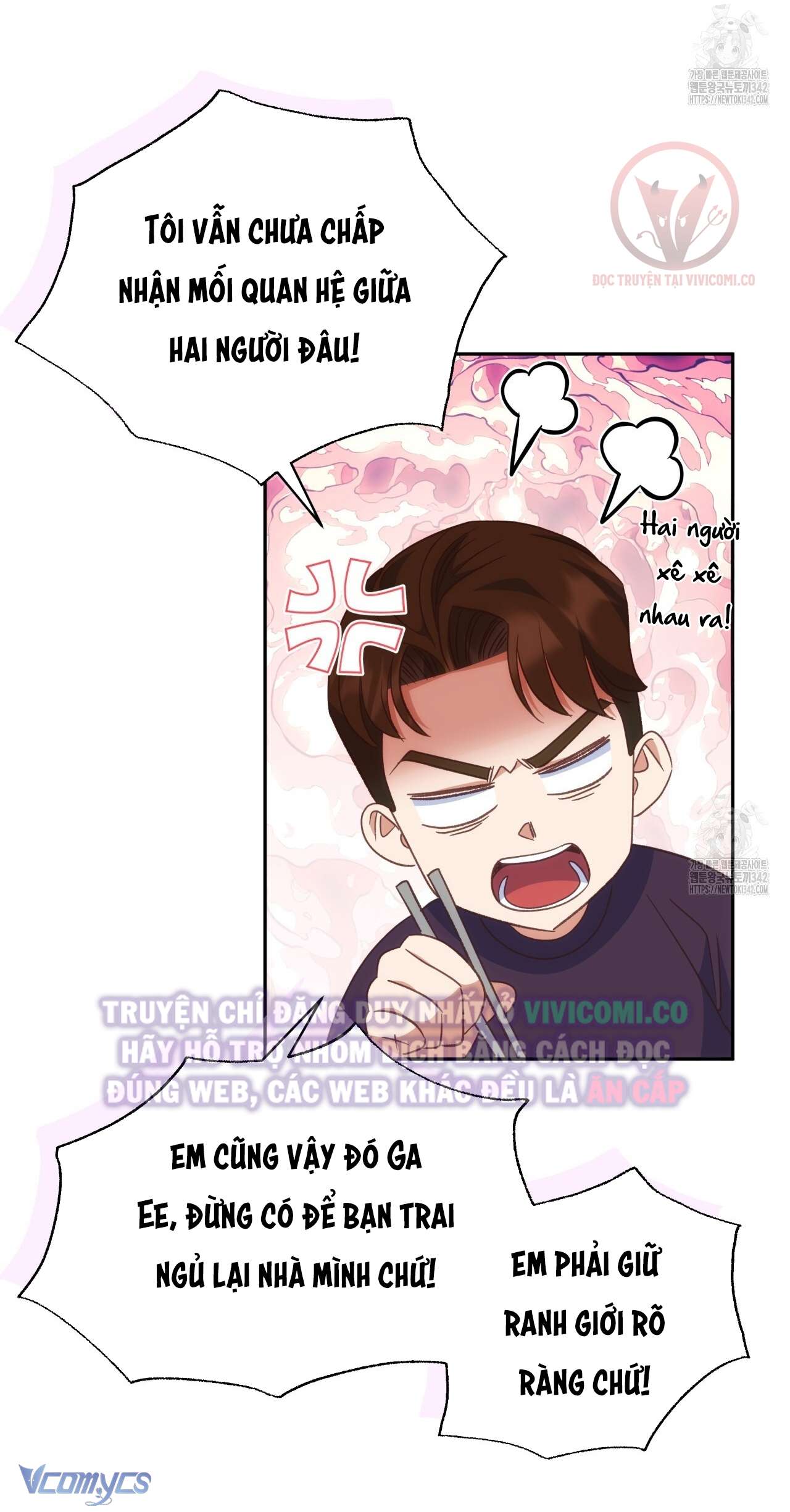 [18+] Sếp Của Anh Trai Tôi Đã Vượt Quá Giới Hạn Chap 25 - Trang 2