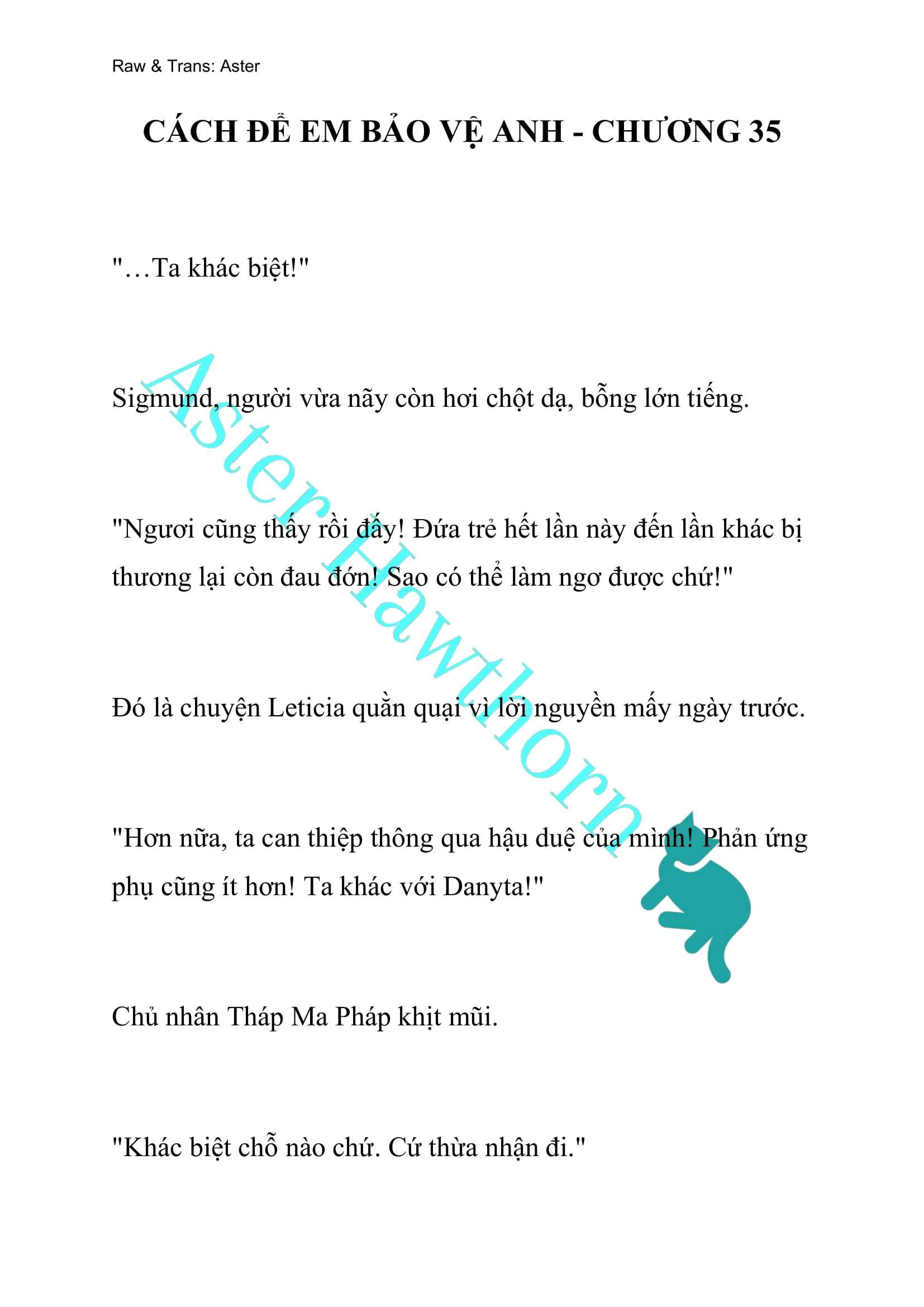 [NOVEL] Cách Để Em Bảo Vệ Anh Chap 35 - Next Chap 36